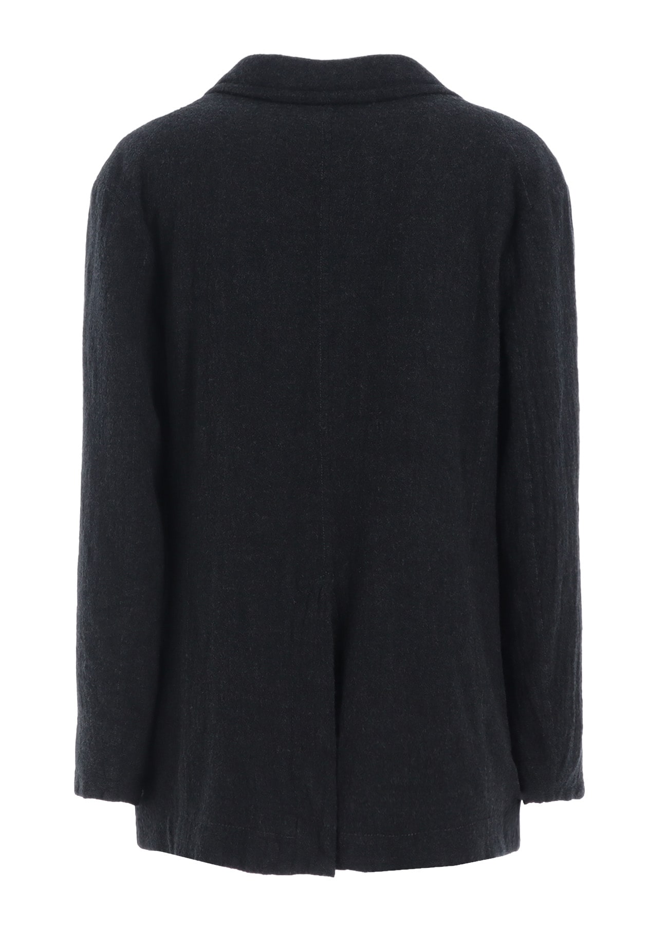 WOOL GAUZE SEMI-PEAKED JACKET