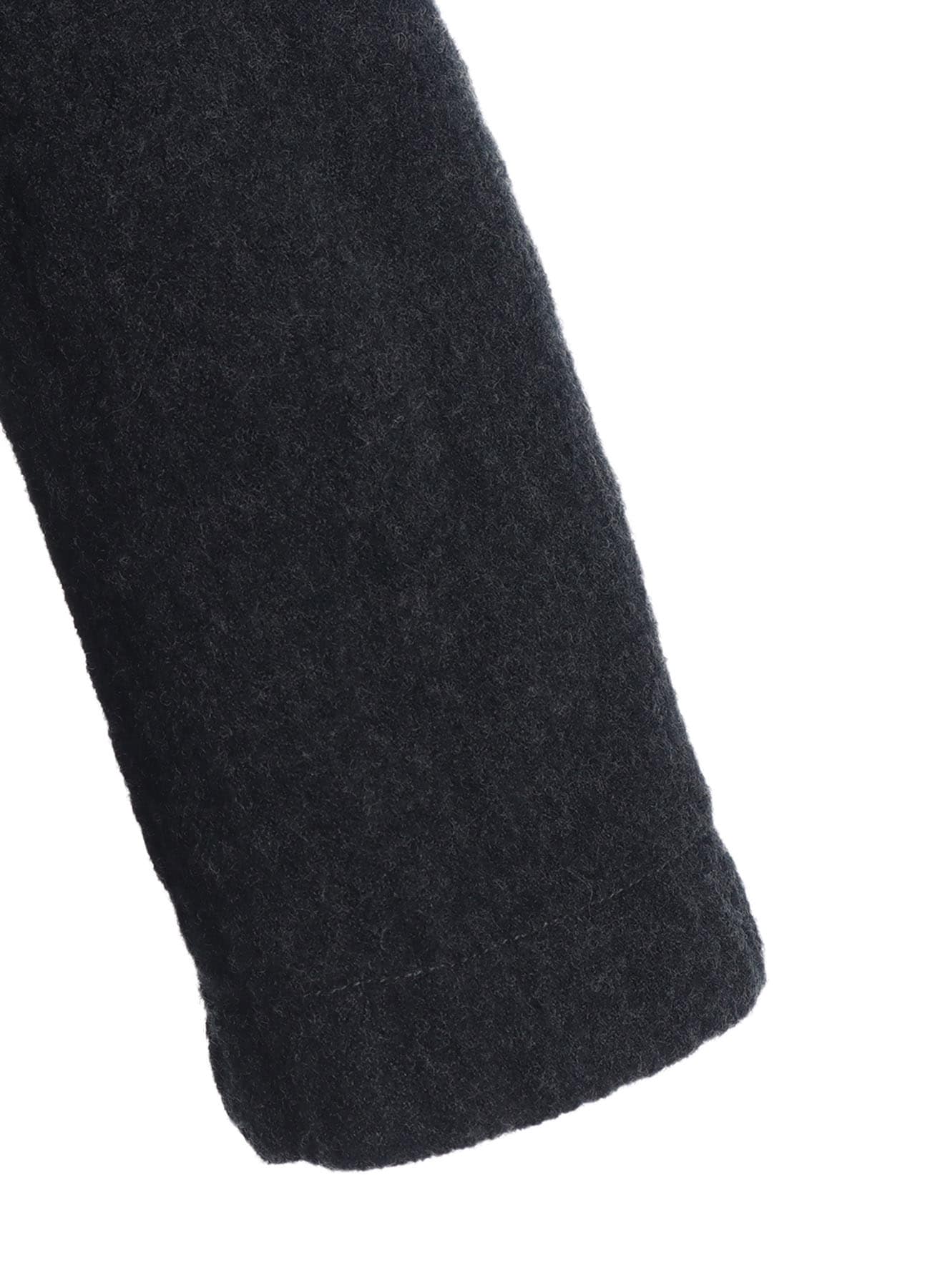 WOOL GAUZE SEMI-PEAKED JACKET