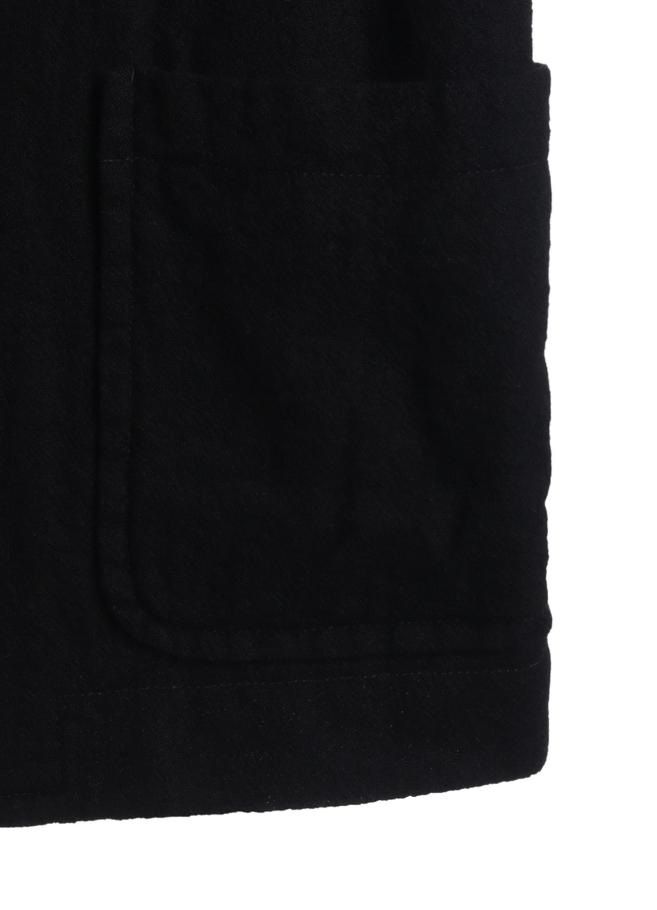 WOOL GAUZE SEMI-PEAKED JACKET