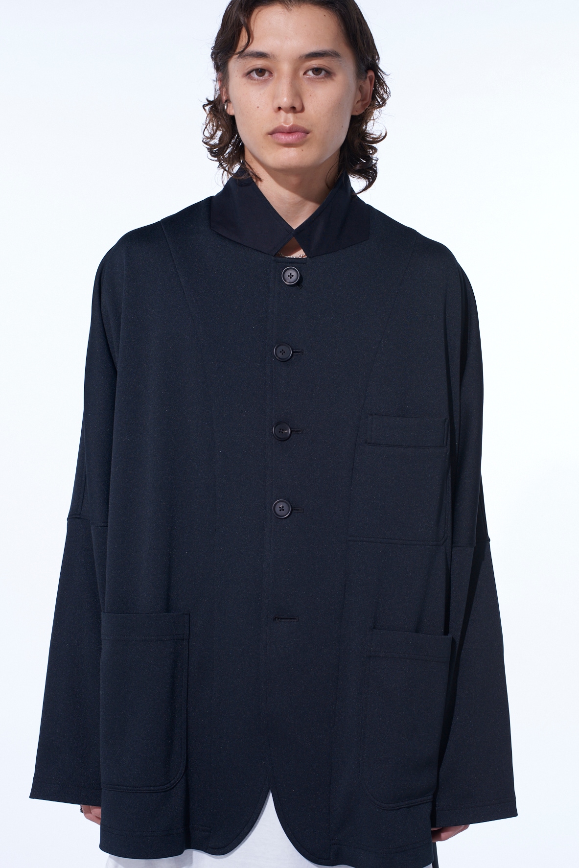 PE/SMOOTH YOKE SLEEVE JACKET