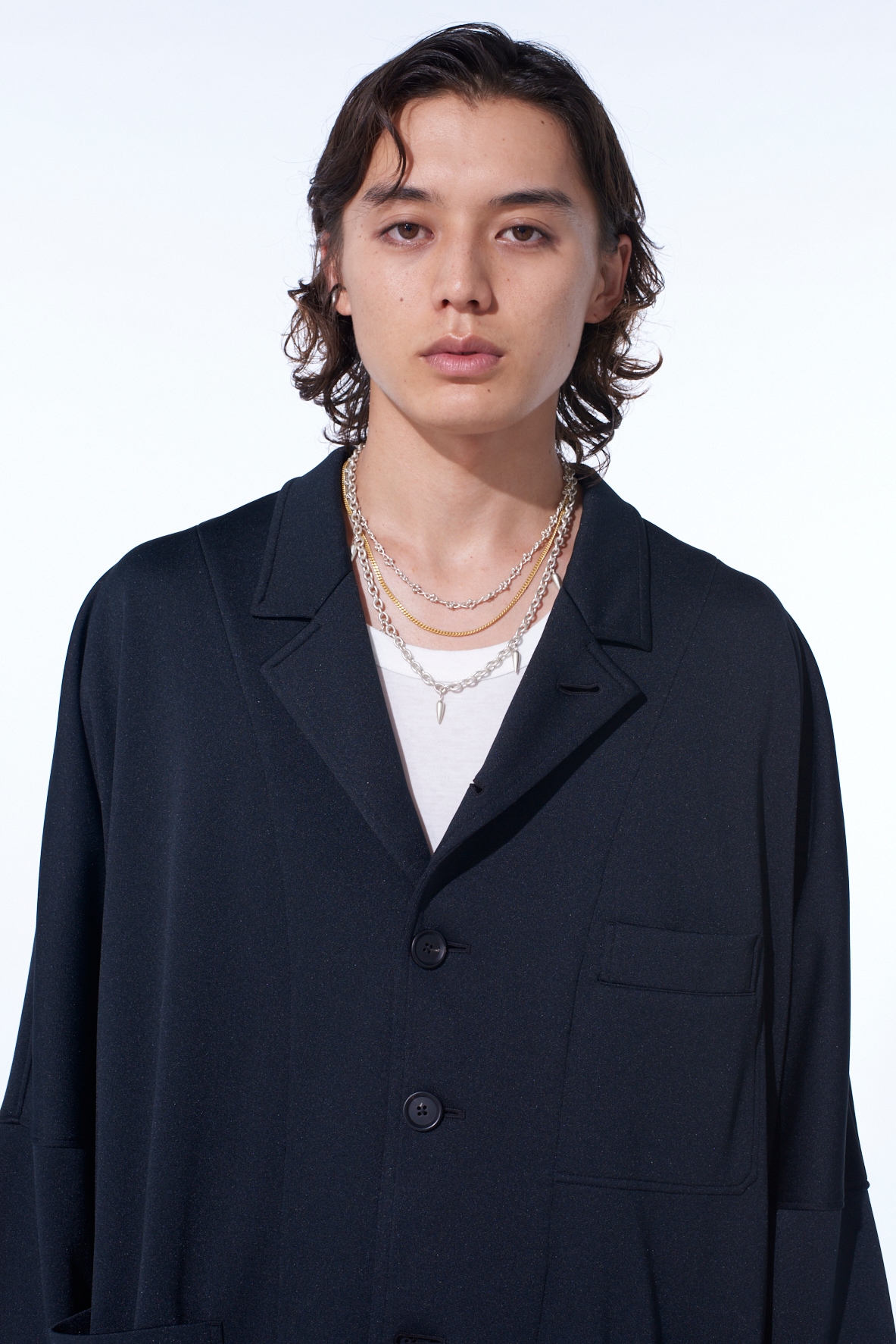 PE/SMOOTH YOKE SLEEVE JACKET