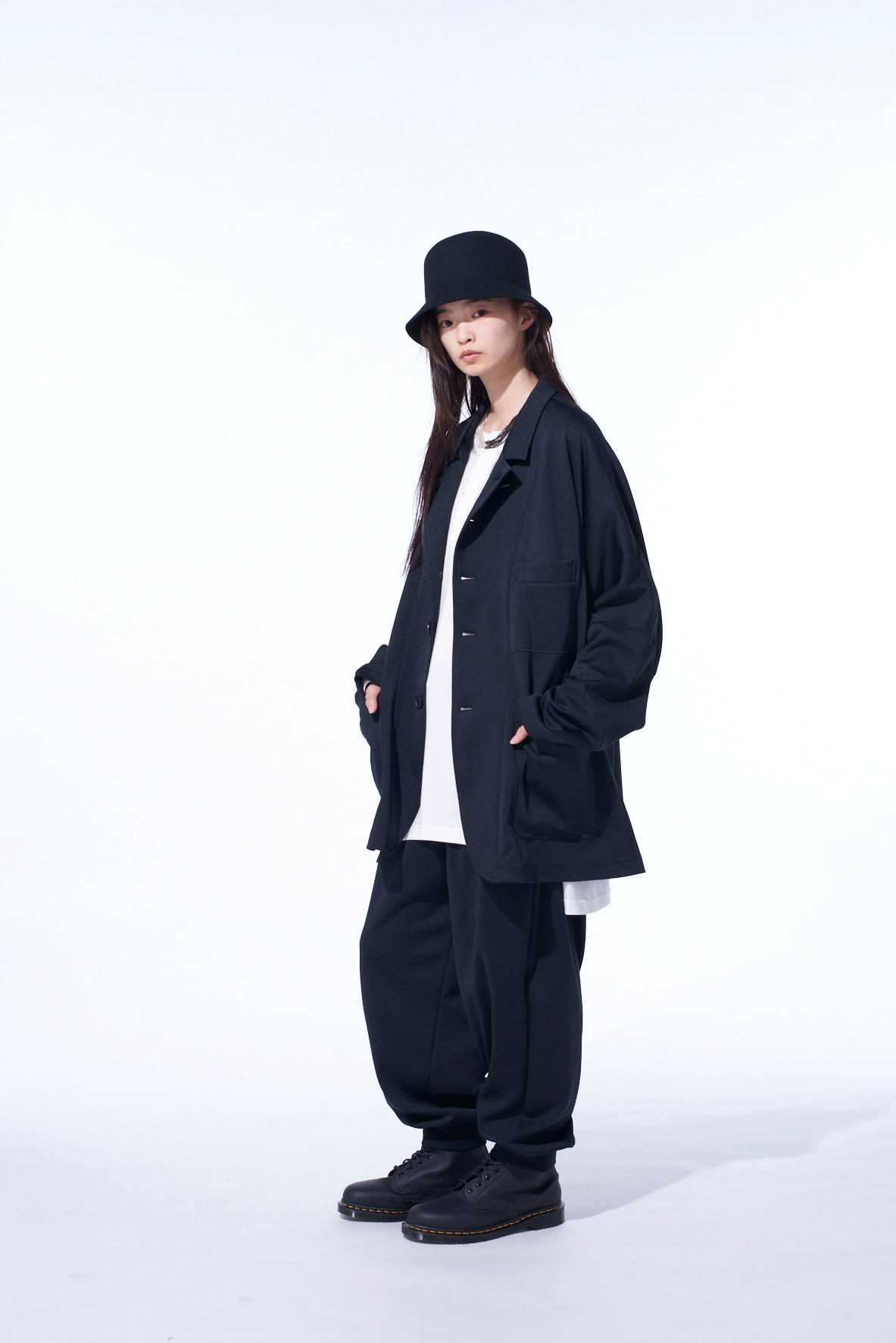 PE/SMOOTH YOKE SLEEVE JACKET