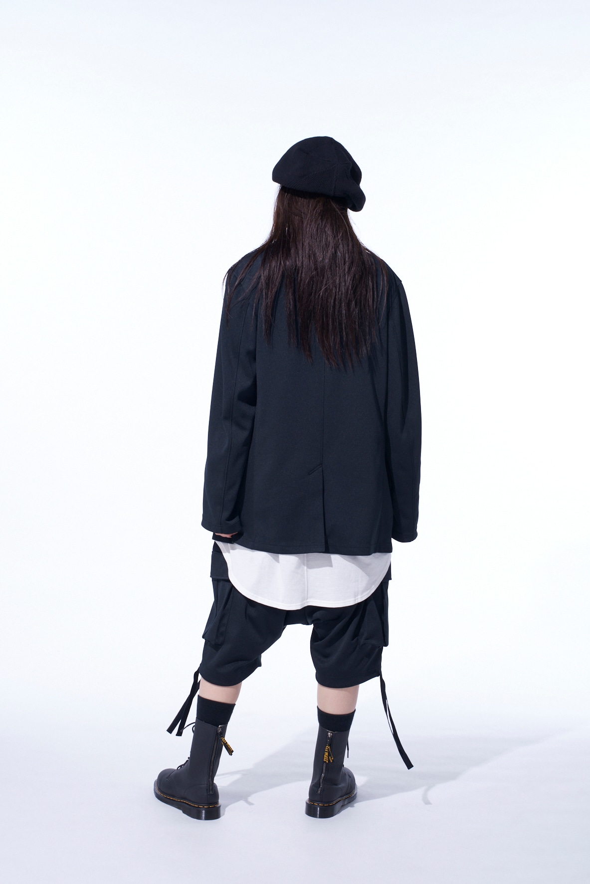 PE/SMOOTH ZIPPER THREAD TURTLE NECK JACKET