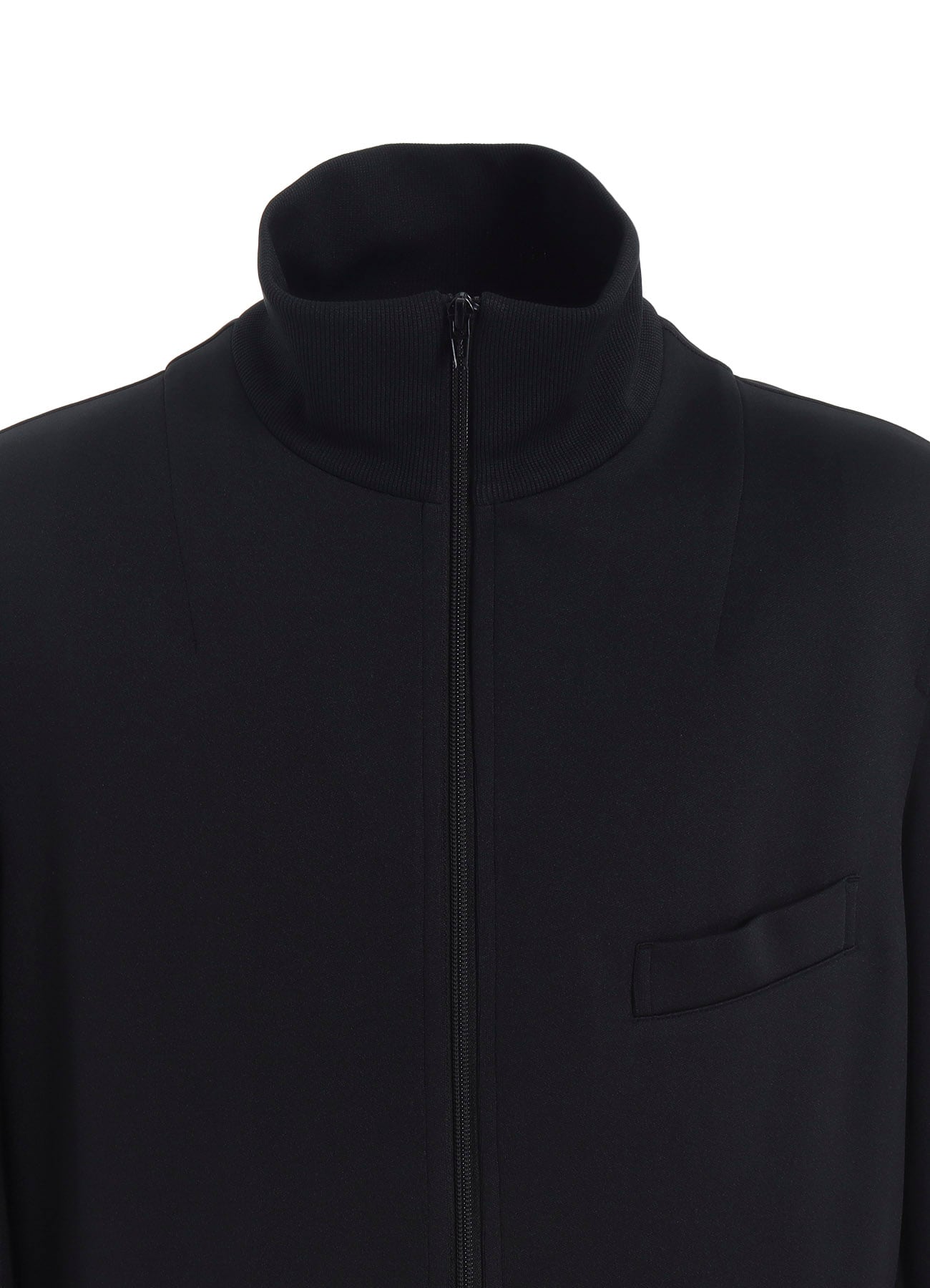 PE/SMOOTH ZIPPER THREAD TURTLE NECK JACKET