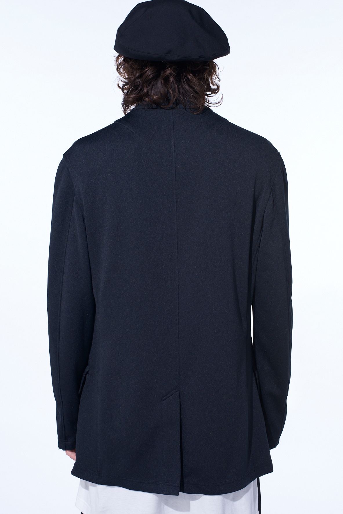 PE/SMOOTH ZIPPER THREAD TURTLE NECK JACKET