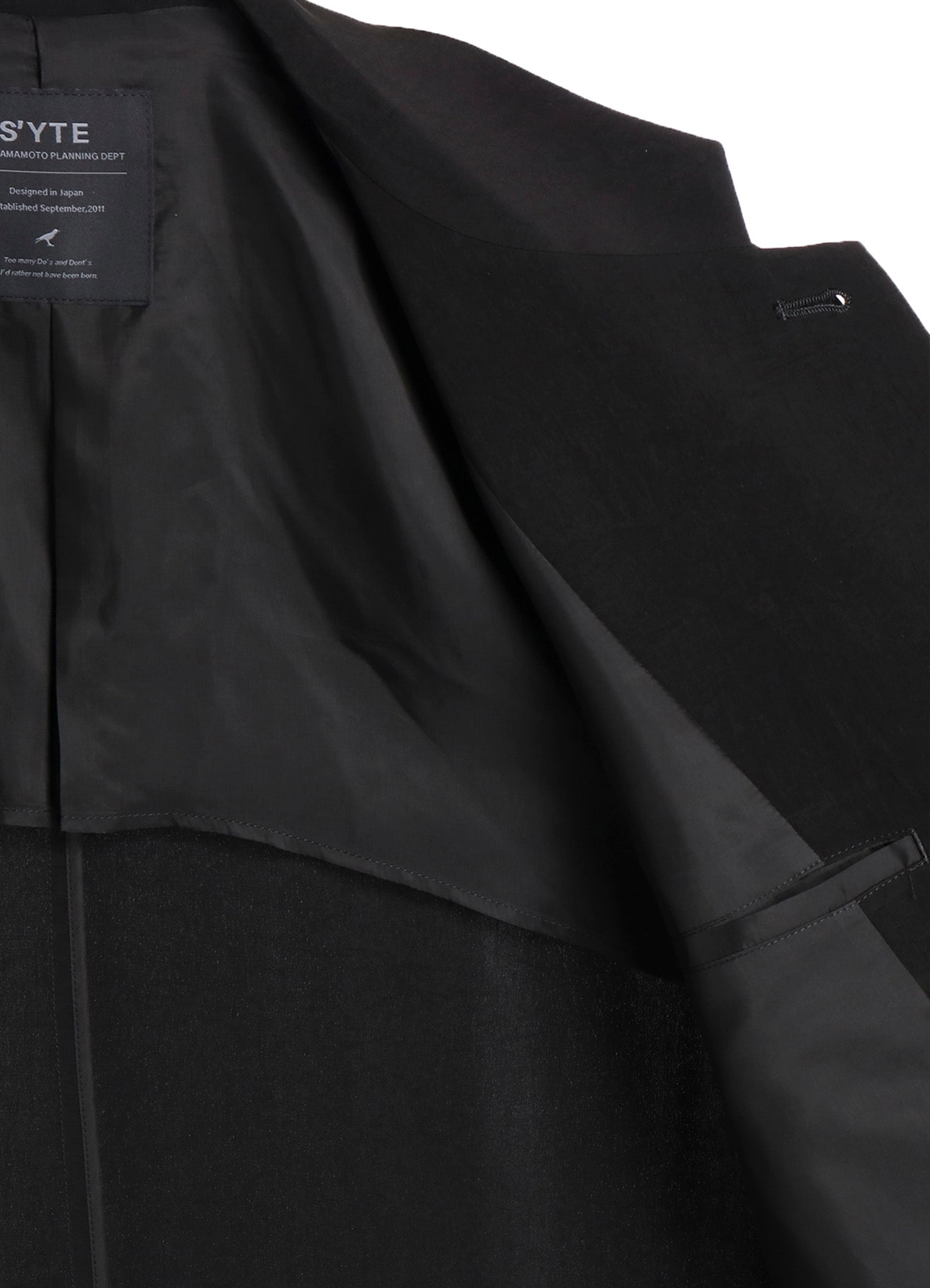 CREPE de CHINE LONG TAILORED JACKET