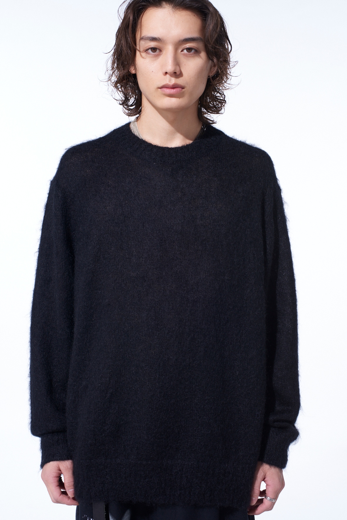 5G BRUSHED MOHAIR PULLOVER