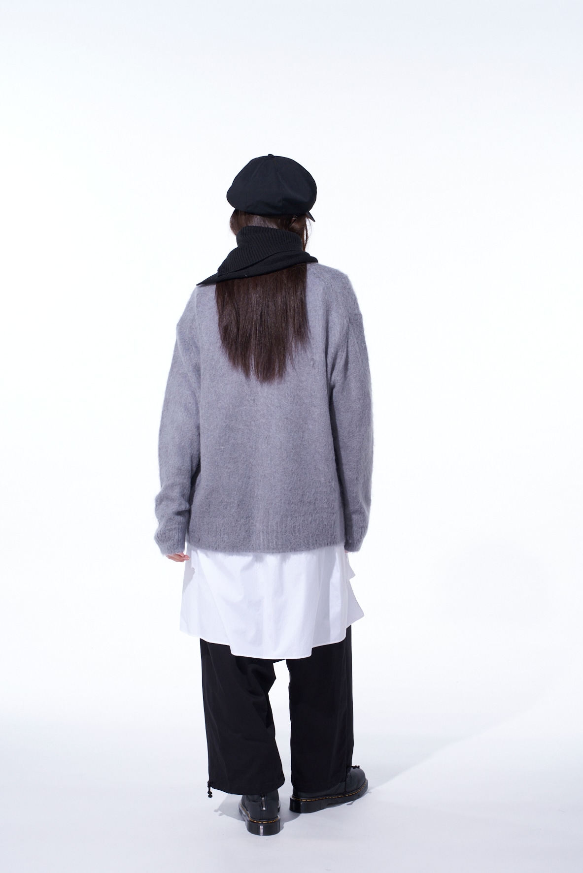 5G BRUSHED MOHAIR CARDIGAN