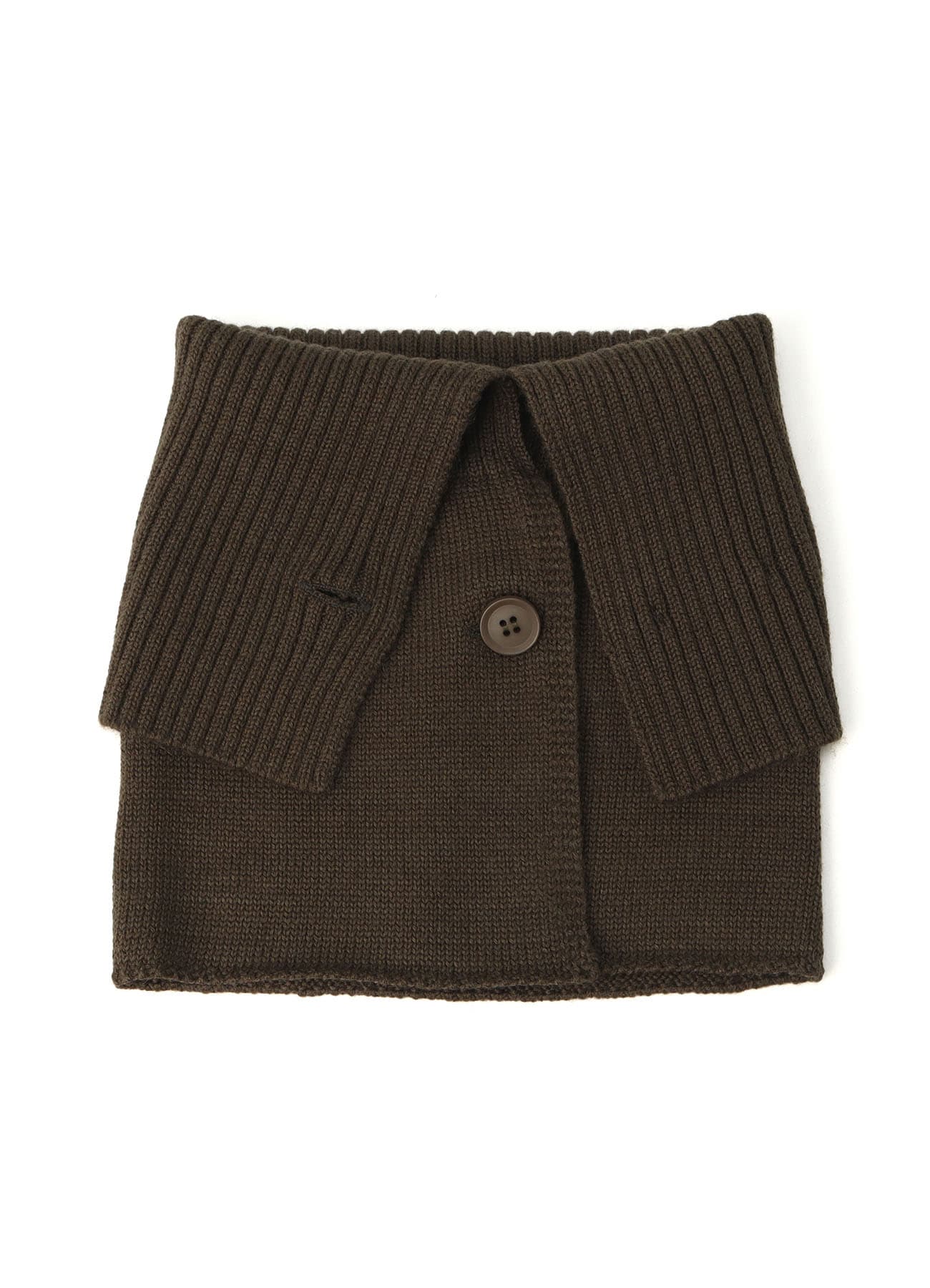 WOOL ACRYLIC JERSEY NECK WARMER