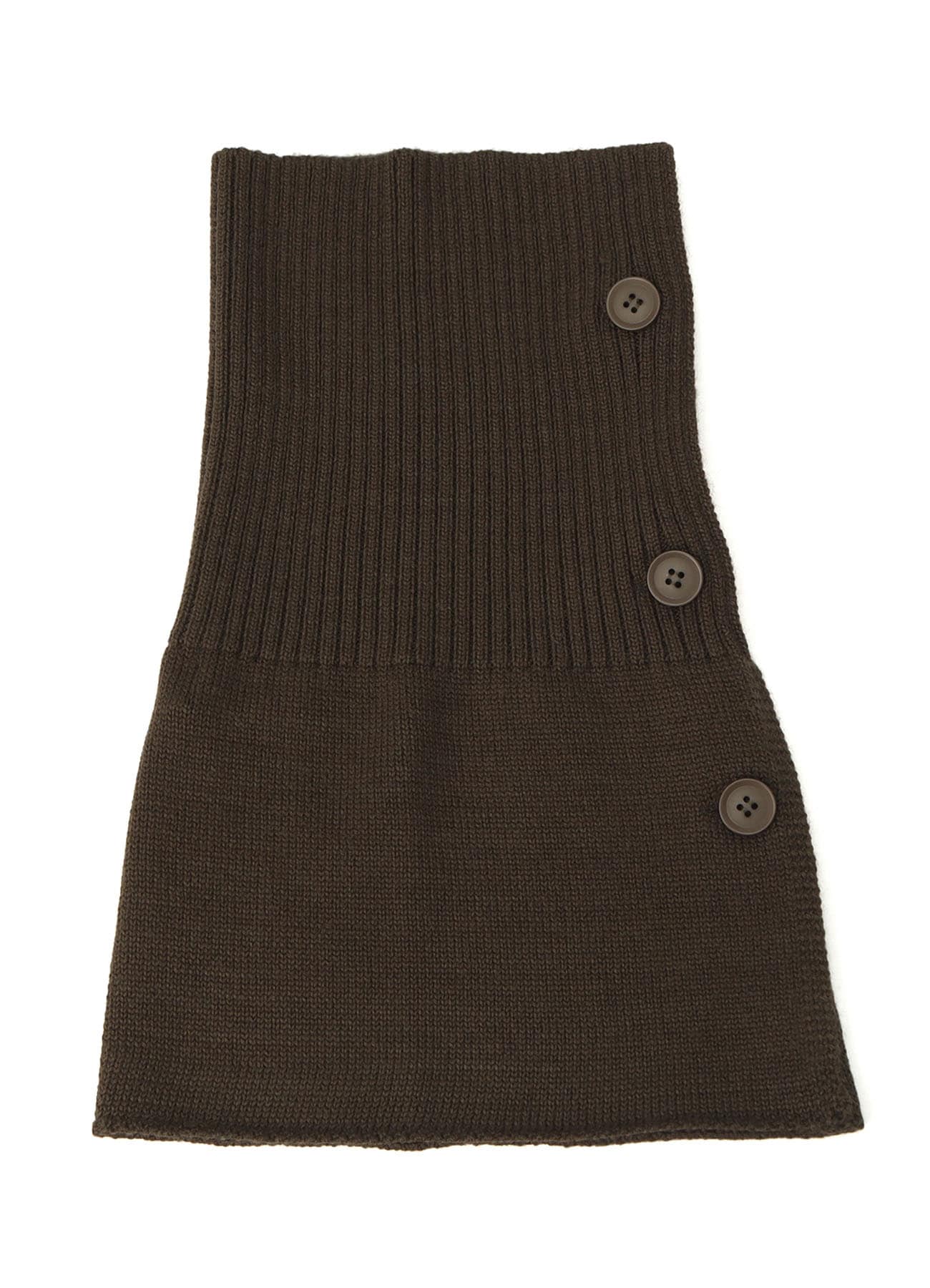 WOOL ACRYLIC JERSEY NECK WARMER