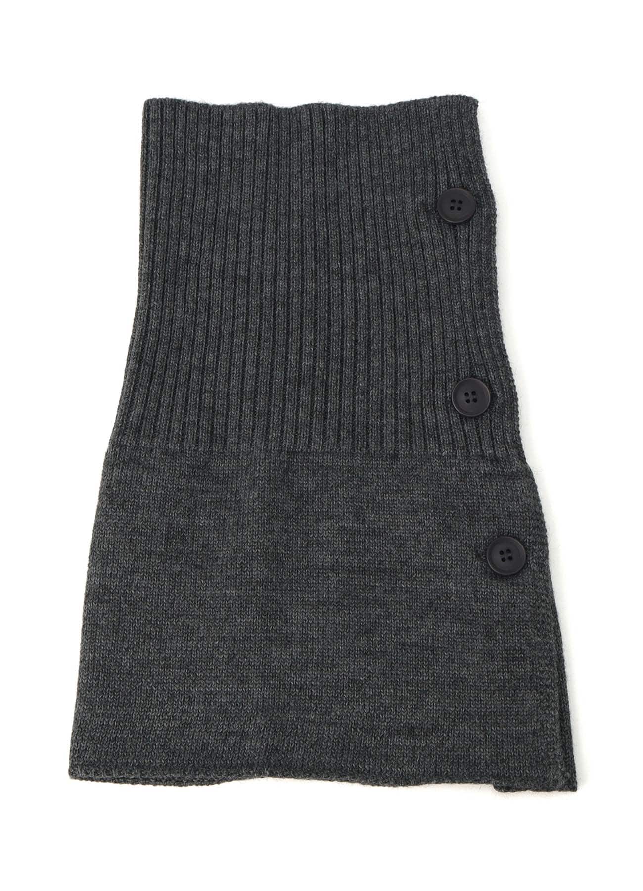 WOOL ACRYLIC JERSEY NECK WARMER