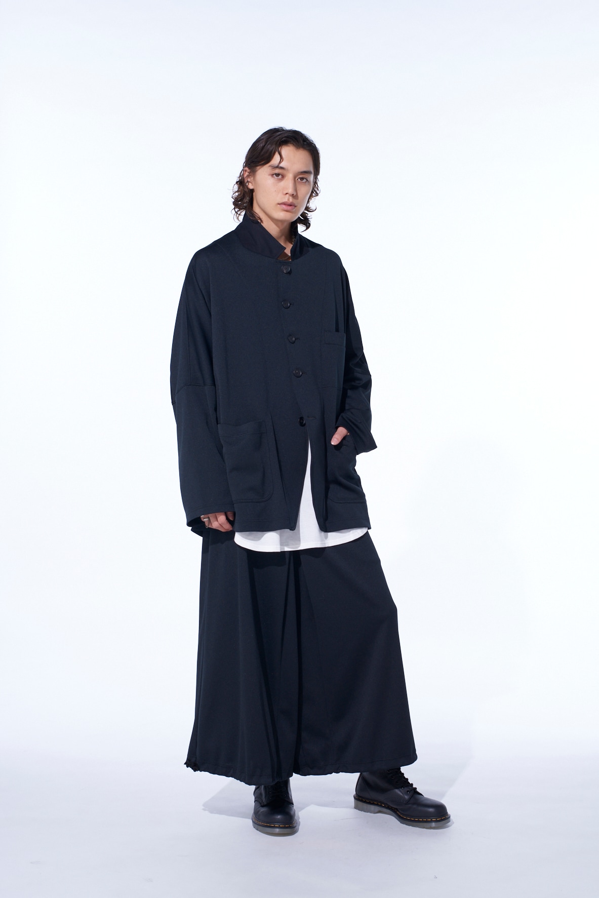 PE/SMOOTH HAKAMA BALLOON PANTS
