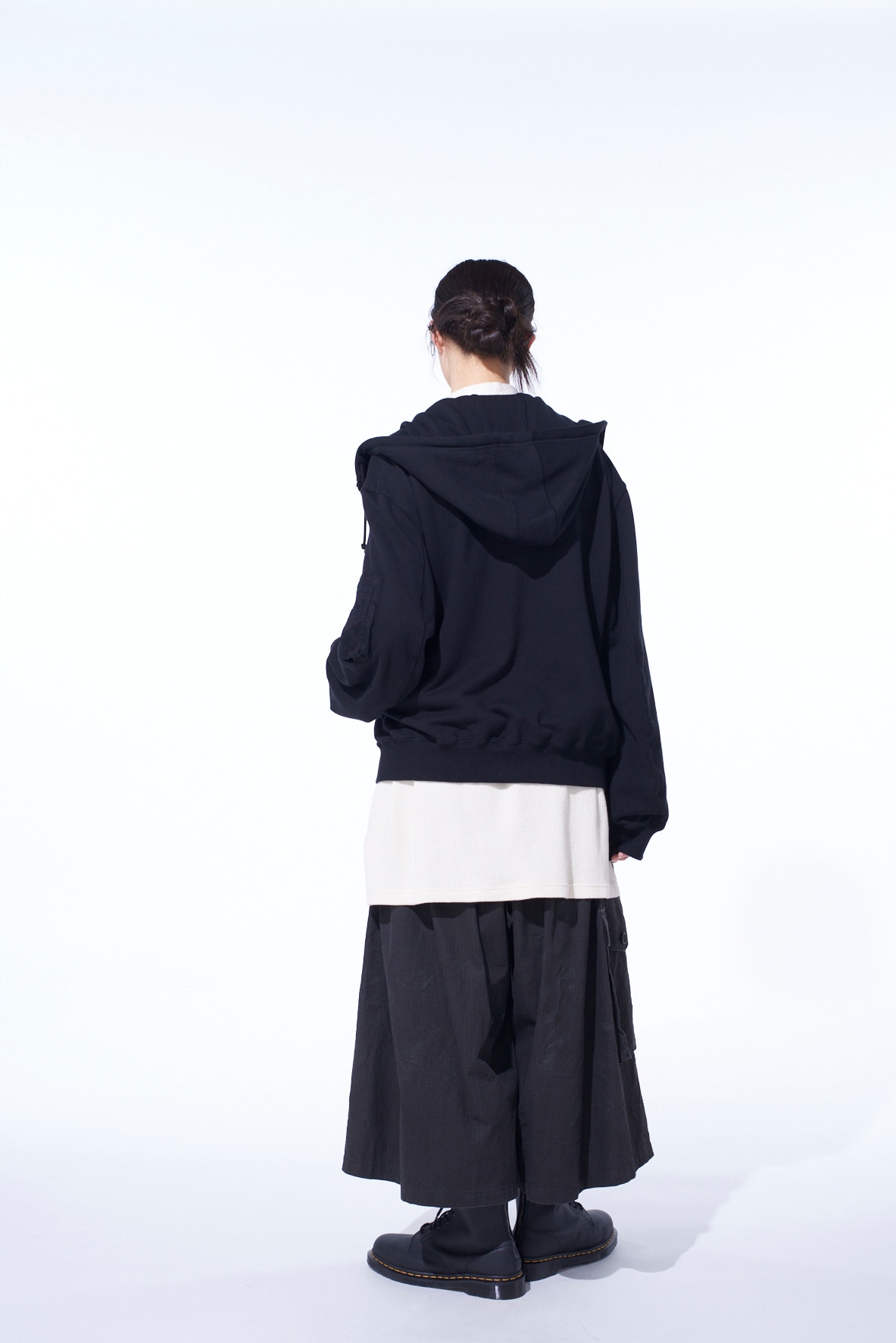 PIGMENT PRINT RIPSTOP CARGO CULOTTE PANTS