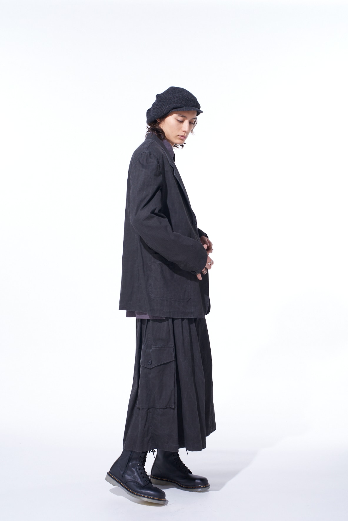 PIGMENT PRINT RIPSTOP CARGO CULOTTE PANTS