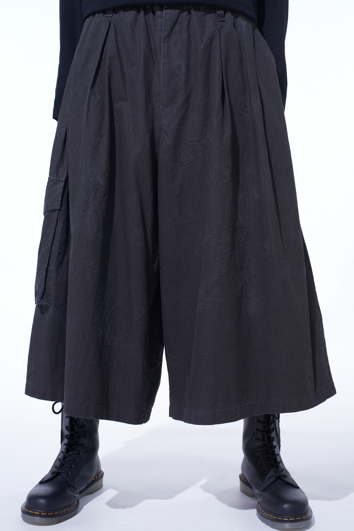 PIGMENT PRINT RIPSTOP CARGO CULOTTE PANTS