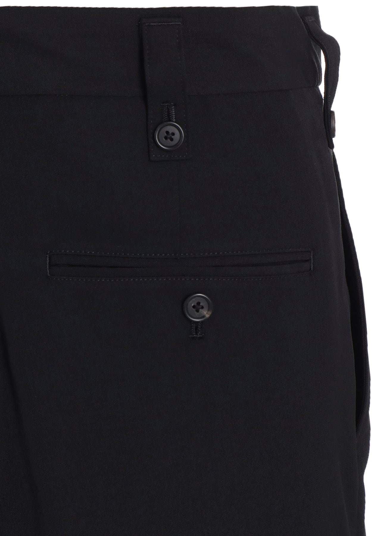 WASHER WOOL GABARDINE SKIRTED WRAP PANTS
