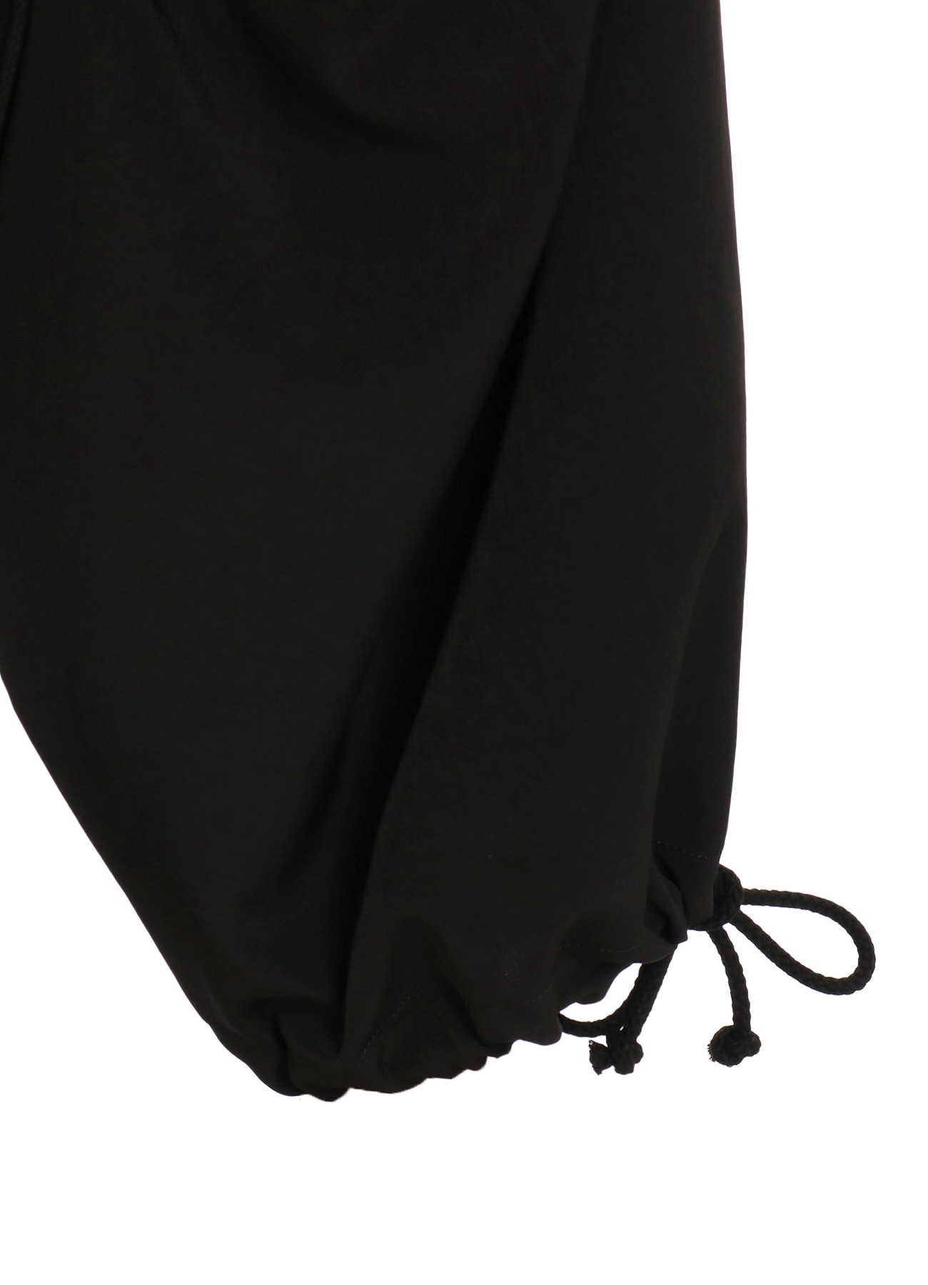 CREPE de CHINE SHIRRING WIDE PANTS