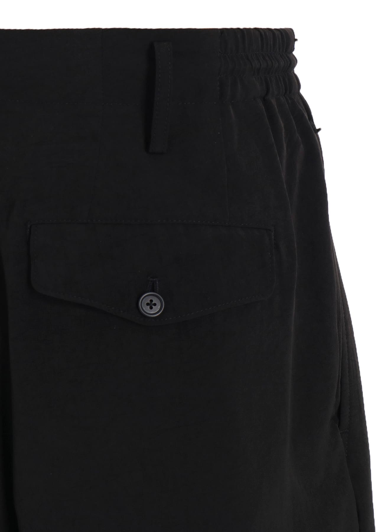 CREPE de CHINE HEM RIB 2 TUCK JOGGER PANTS