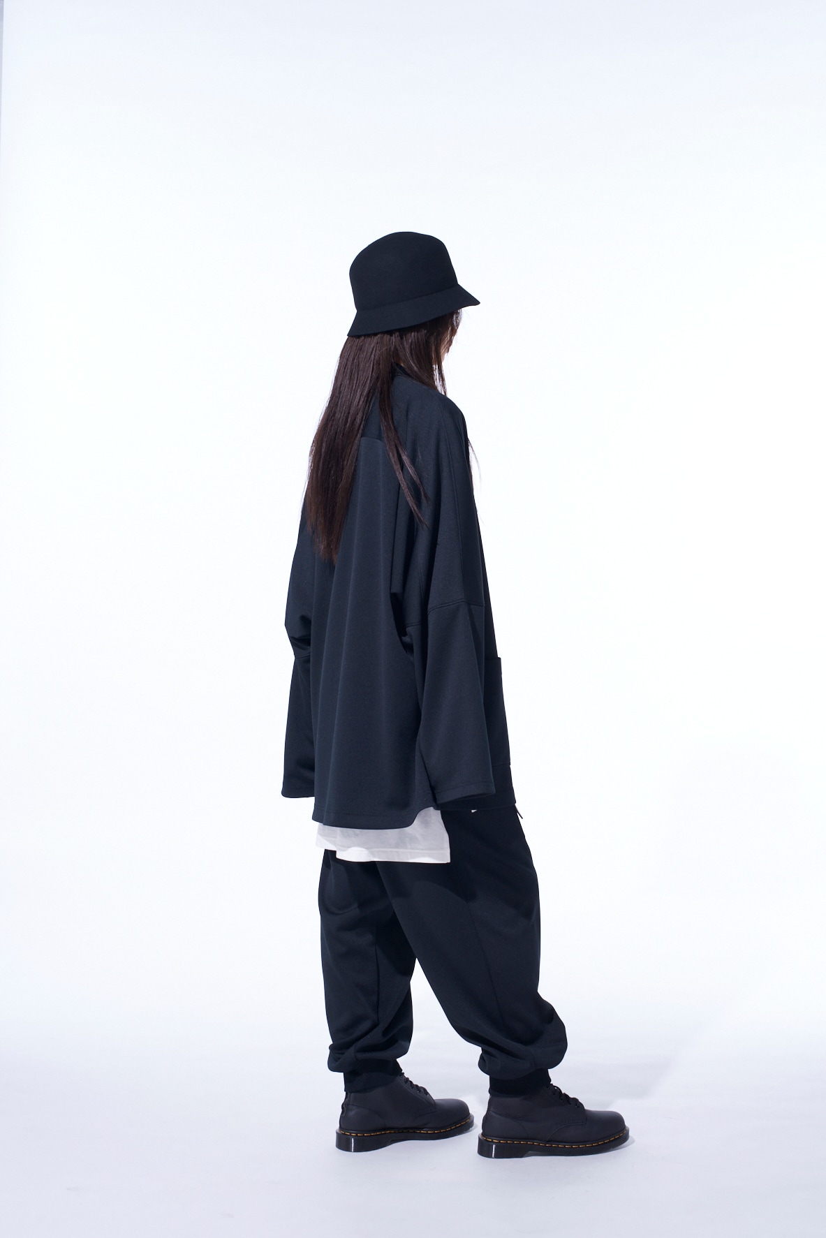 PE/SMOOTH TWO-TUCK RIB PANTS