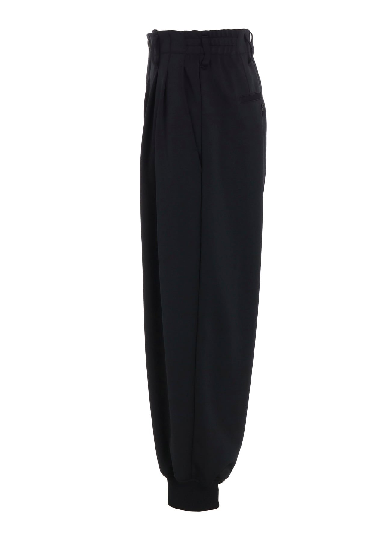 PE/SMOOTH TWO-TUCK RIB PANTS