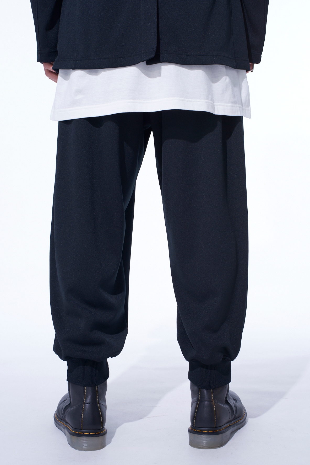 PE/SMOOTH TWO-TUCK RIB PANTS