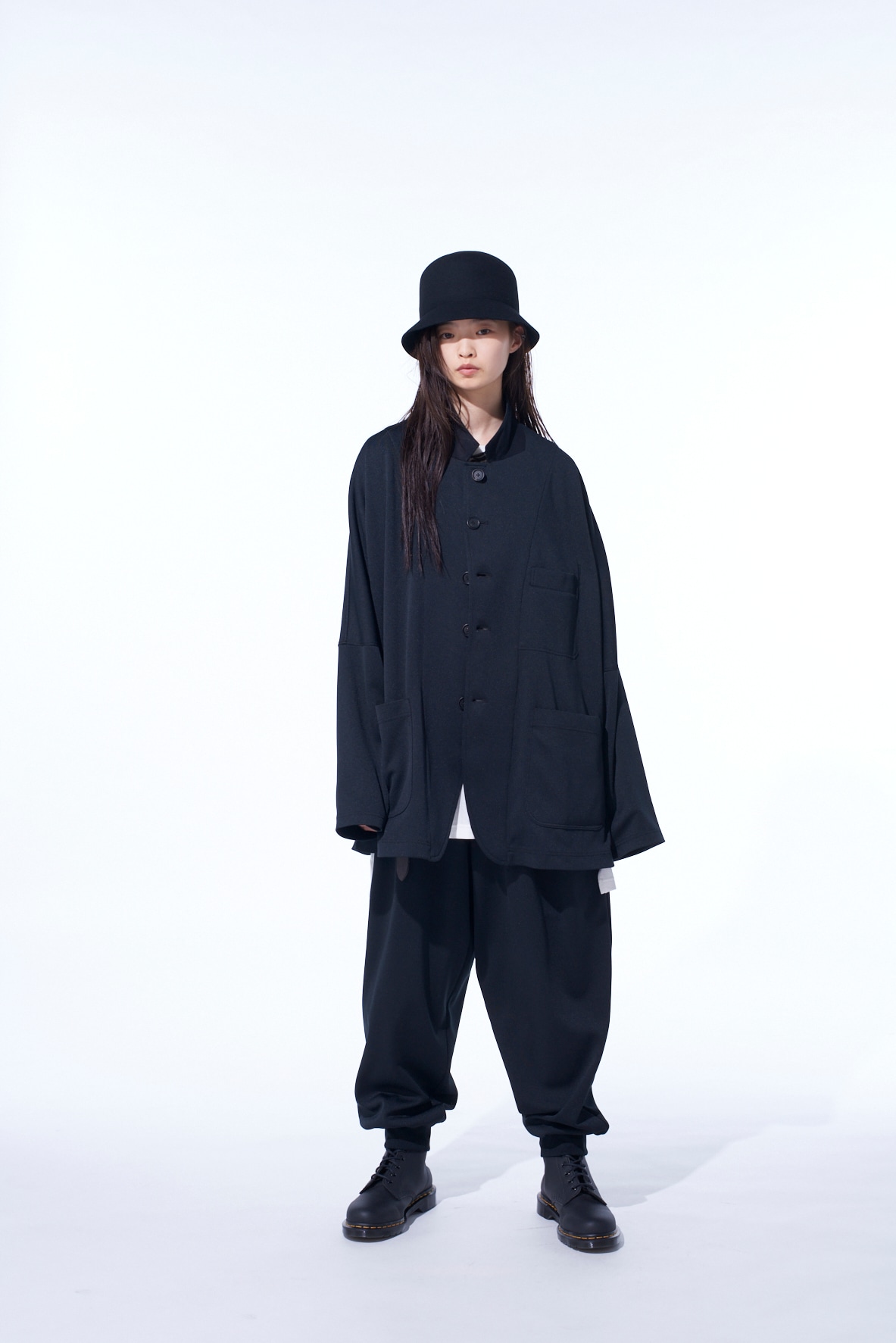 PE/SMOOTH TWO-TUCK RIB PANTS