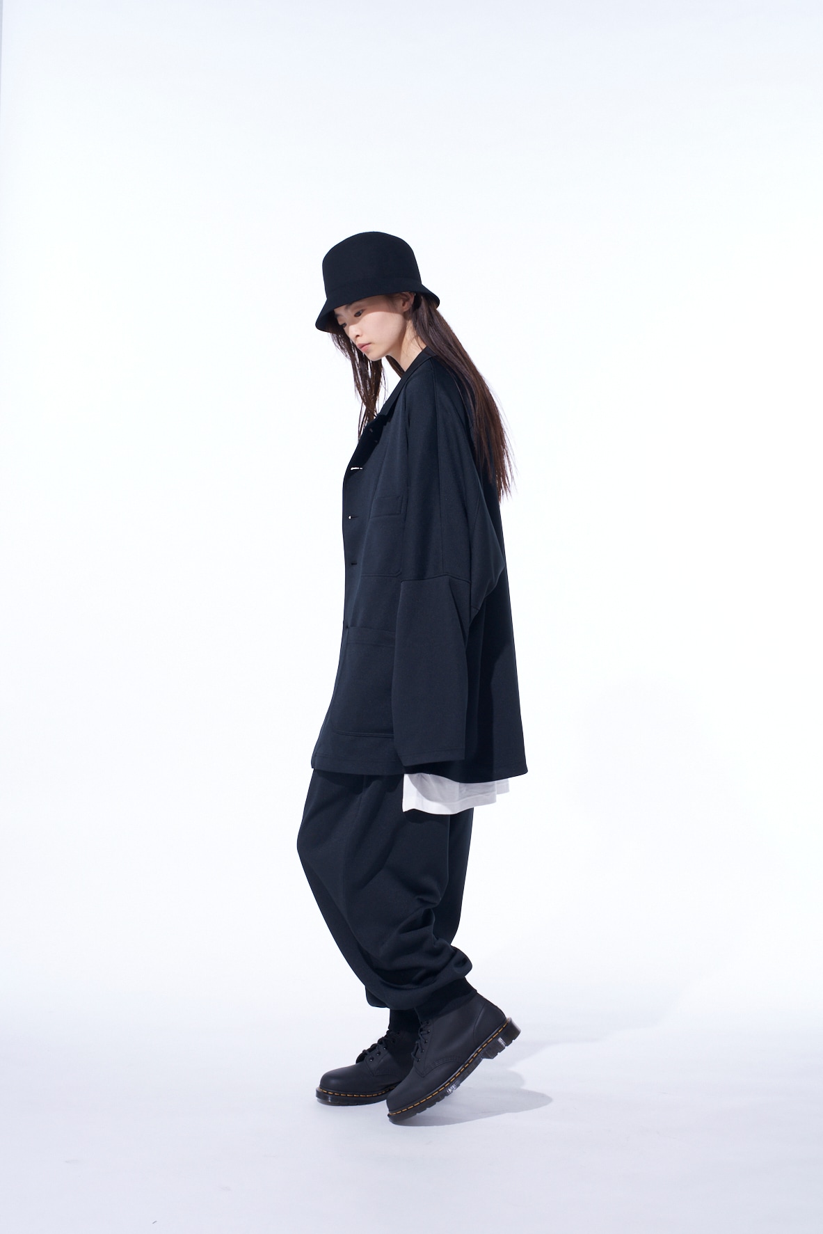 PE/SMOOTH TWO-TUCK RIB PANTS