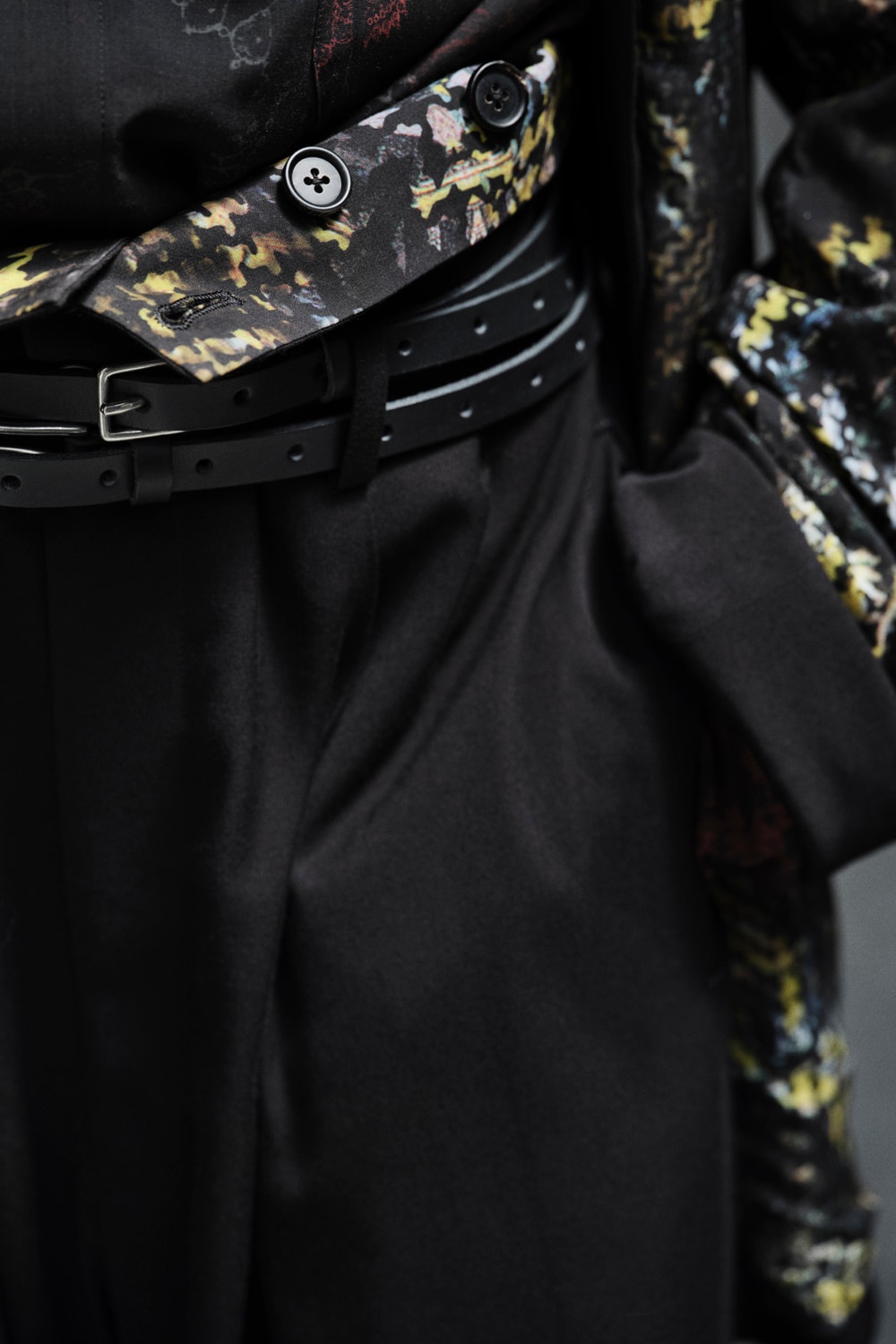 HIDDEN YELLOW INKGLEN FOLDOVER SUSPENDER PANTS