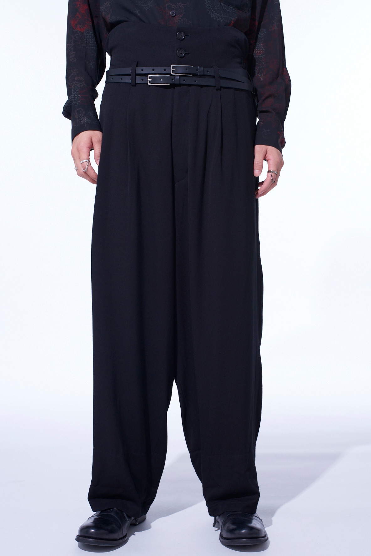HIDDEN YELLOW INKGLEN FOLDOVER SUSPENDER PANTS