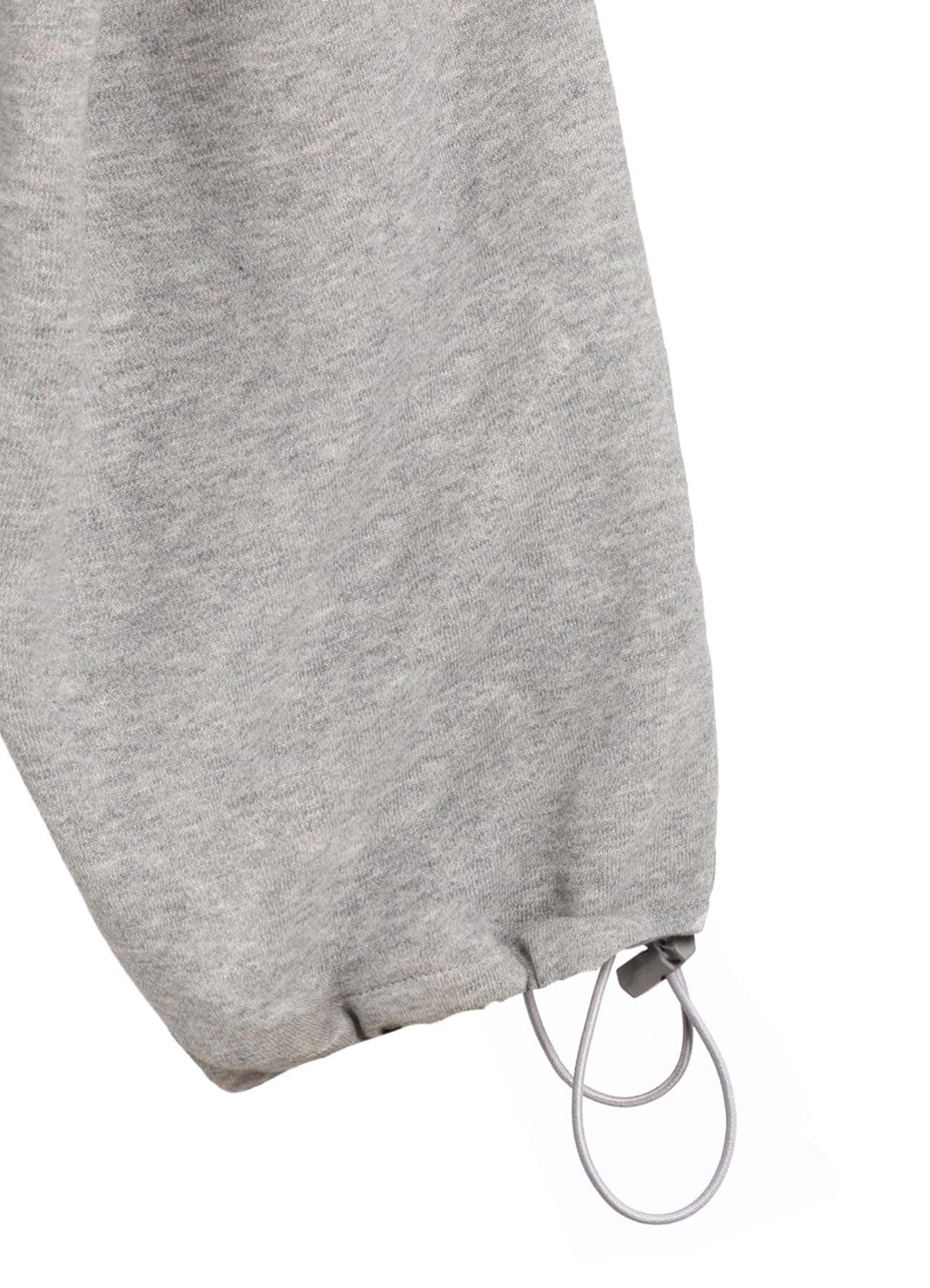 FRENCH TERRY TUCKED PANTS