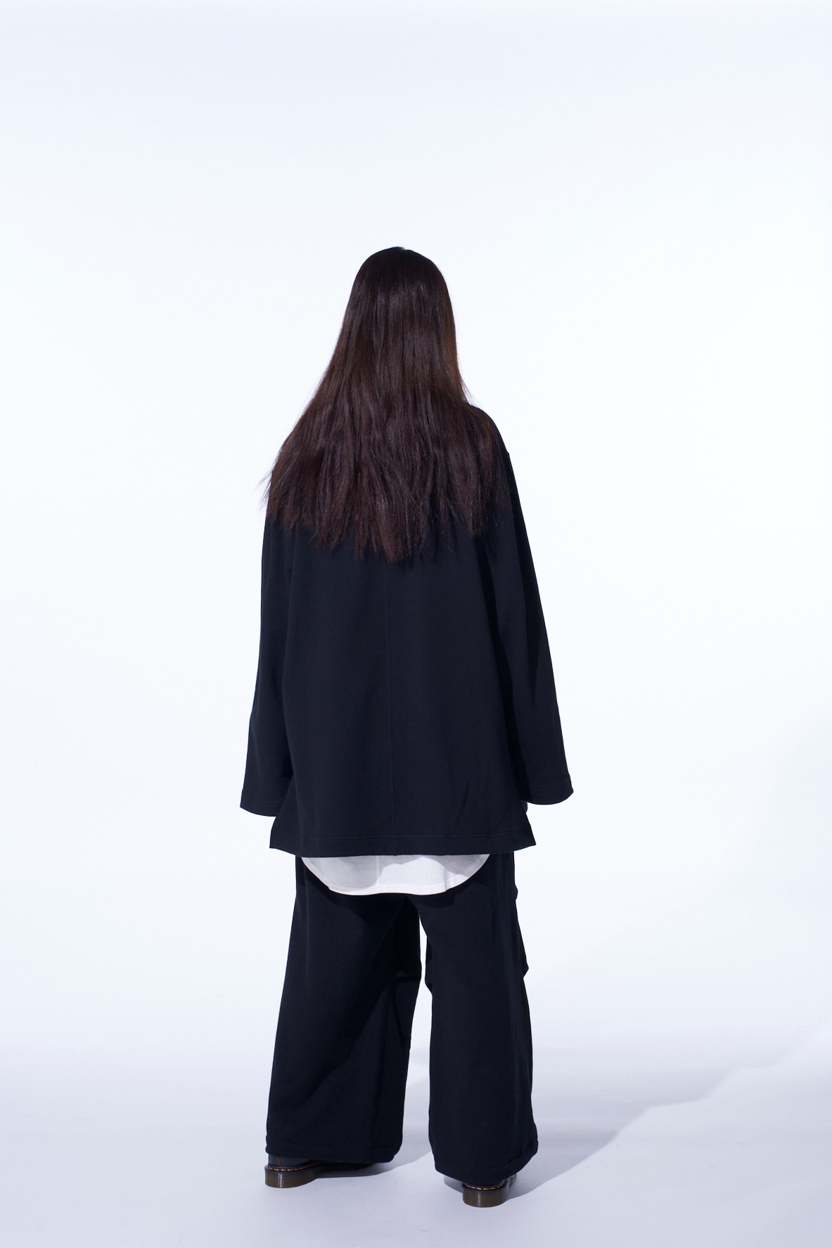 FRENCH TERRY TUCKED PANTS
