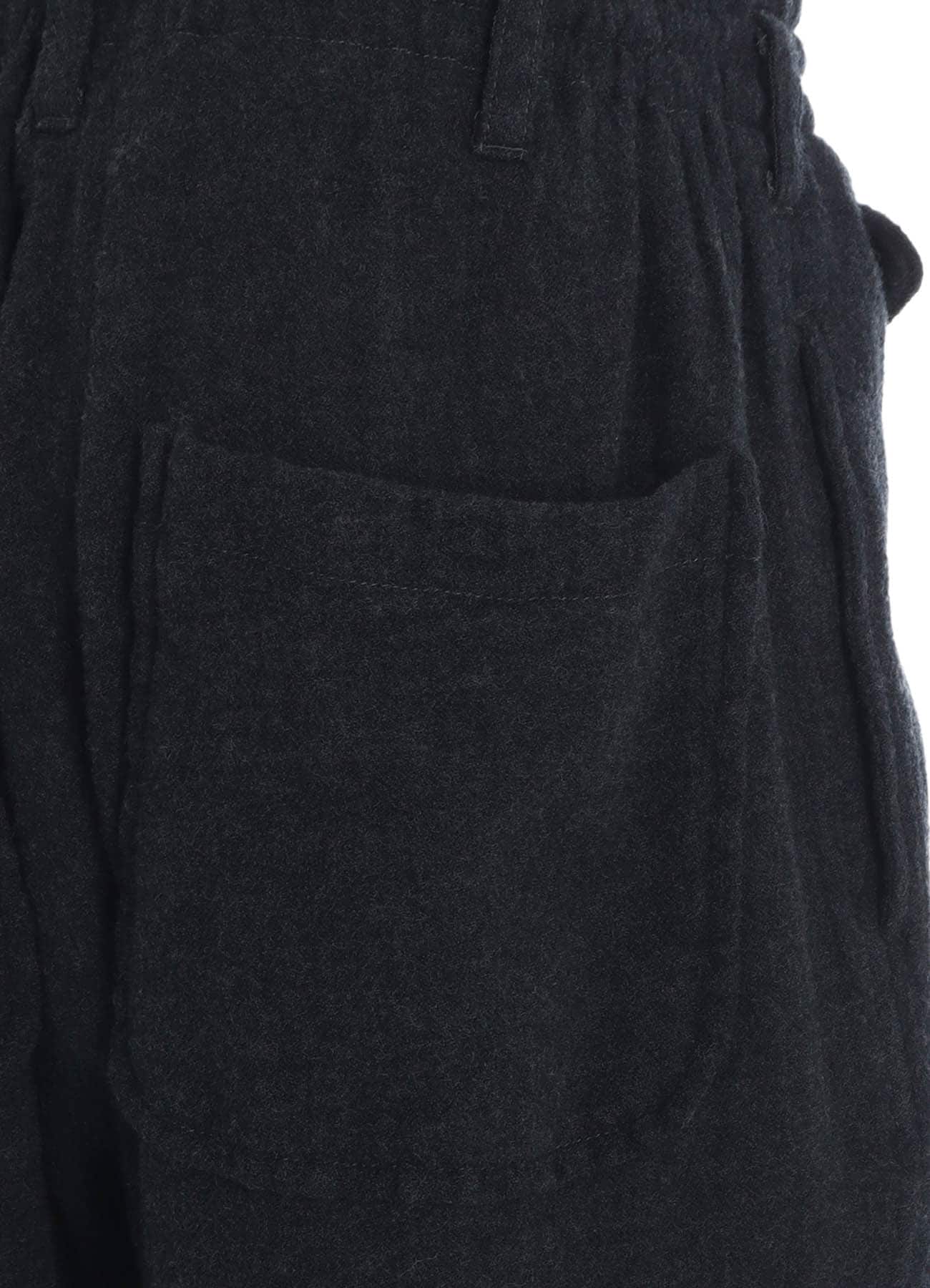 WOOL GAUZE ELASTIC PANTS