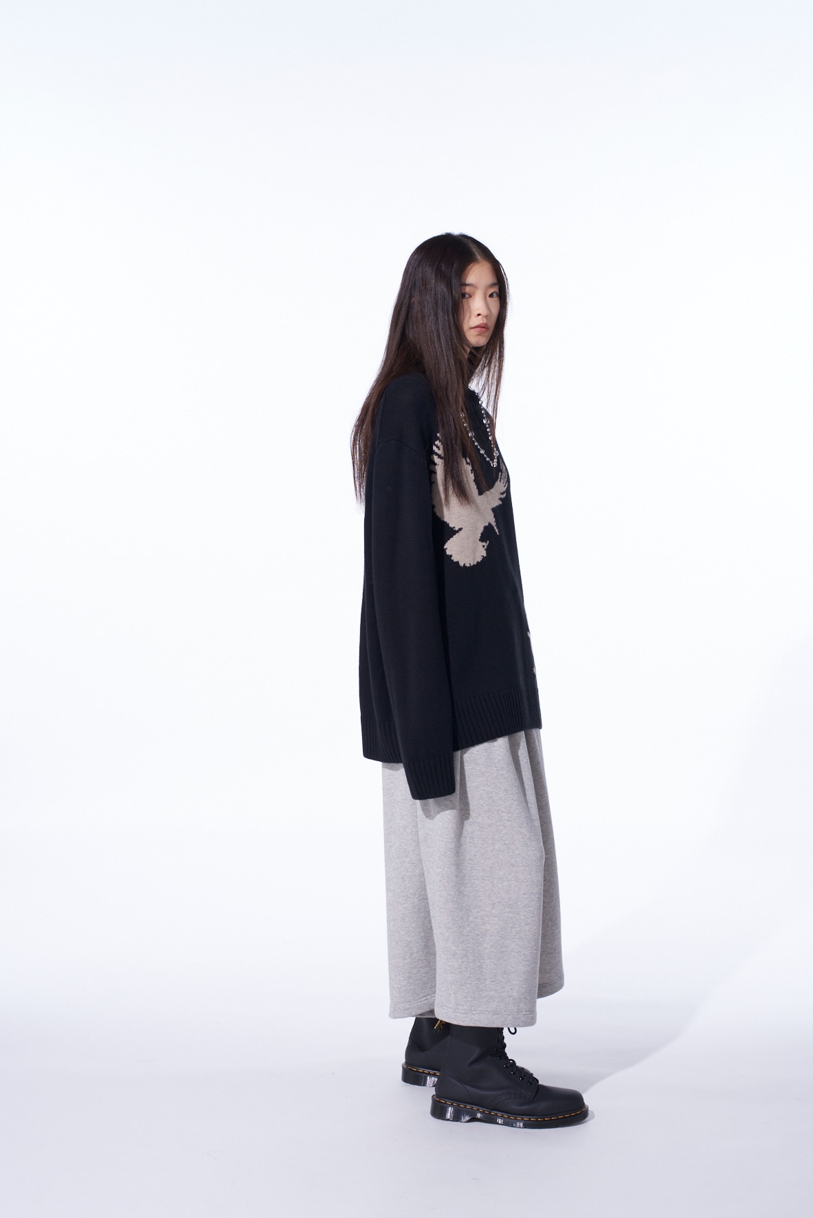 FRENCH TERRY CULOTTE PANTS