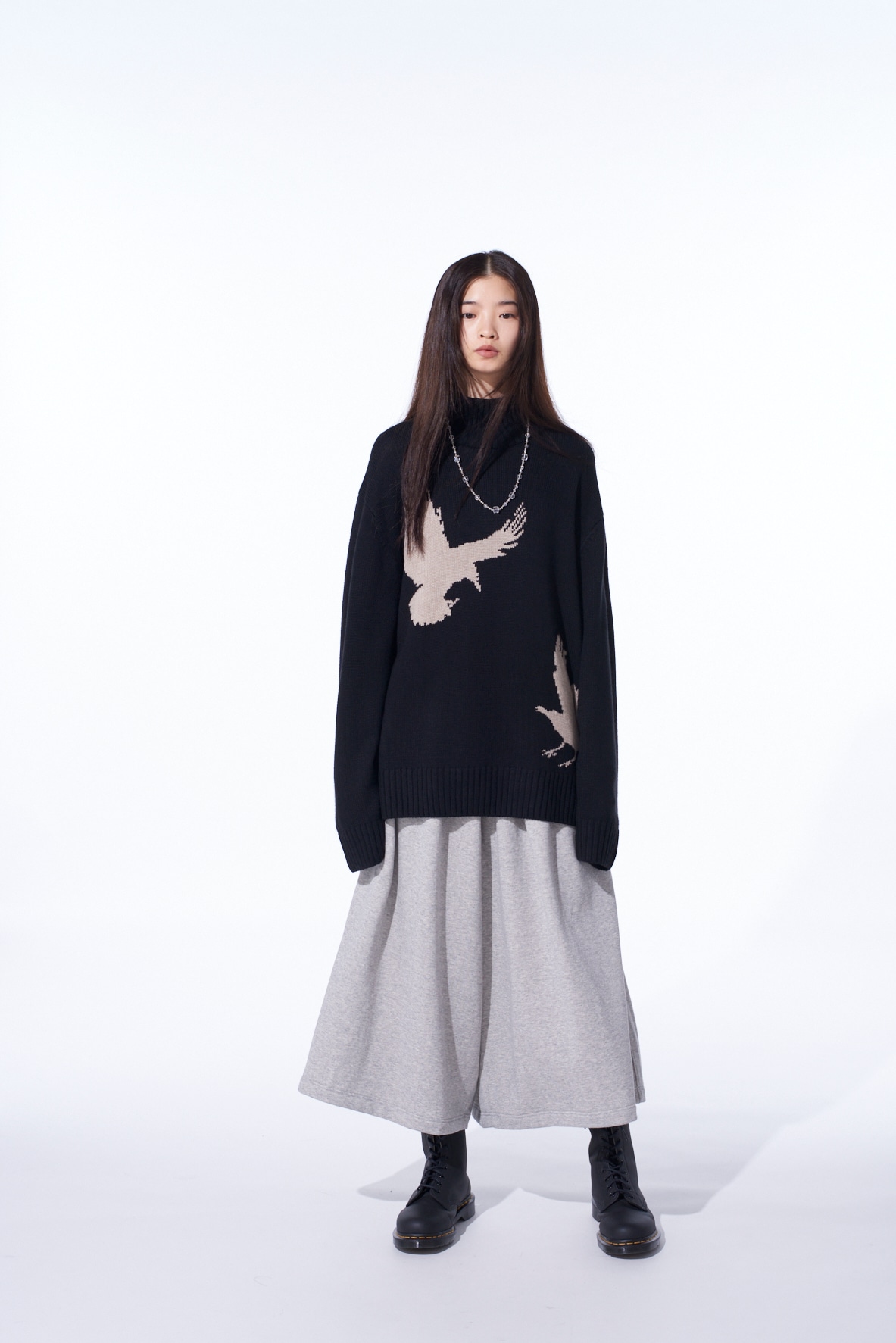 FRENCH TERRY CULOTTE PANTS