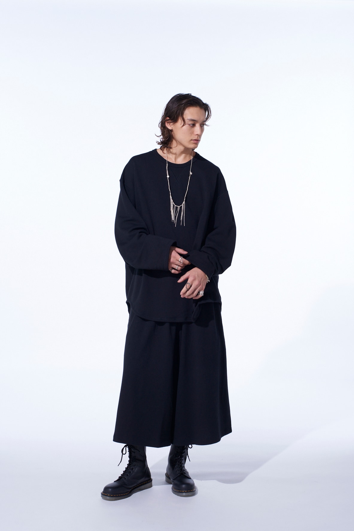FRENCH TERRY CULOTTE PANTS