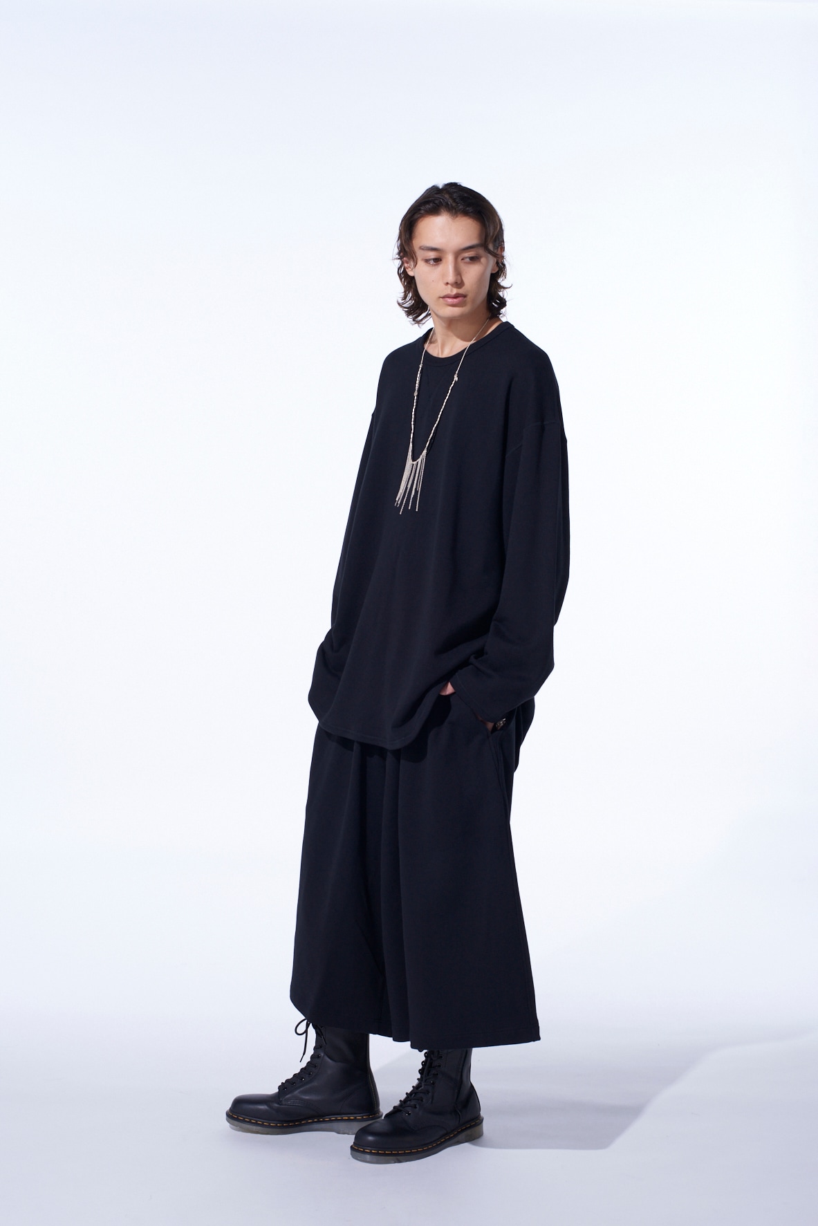 FRENCH TERRY CULOTTE PANTS