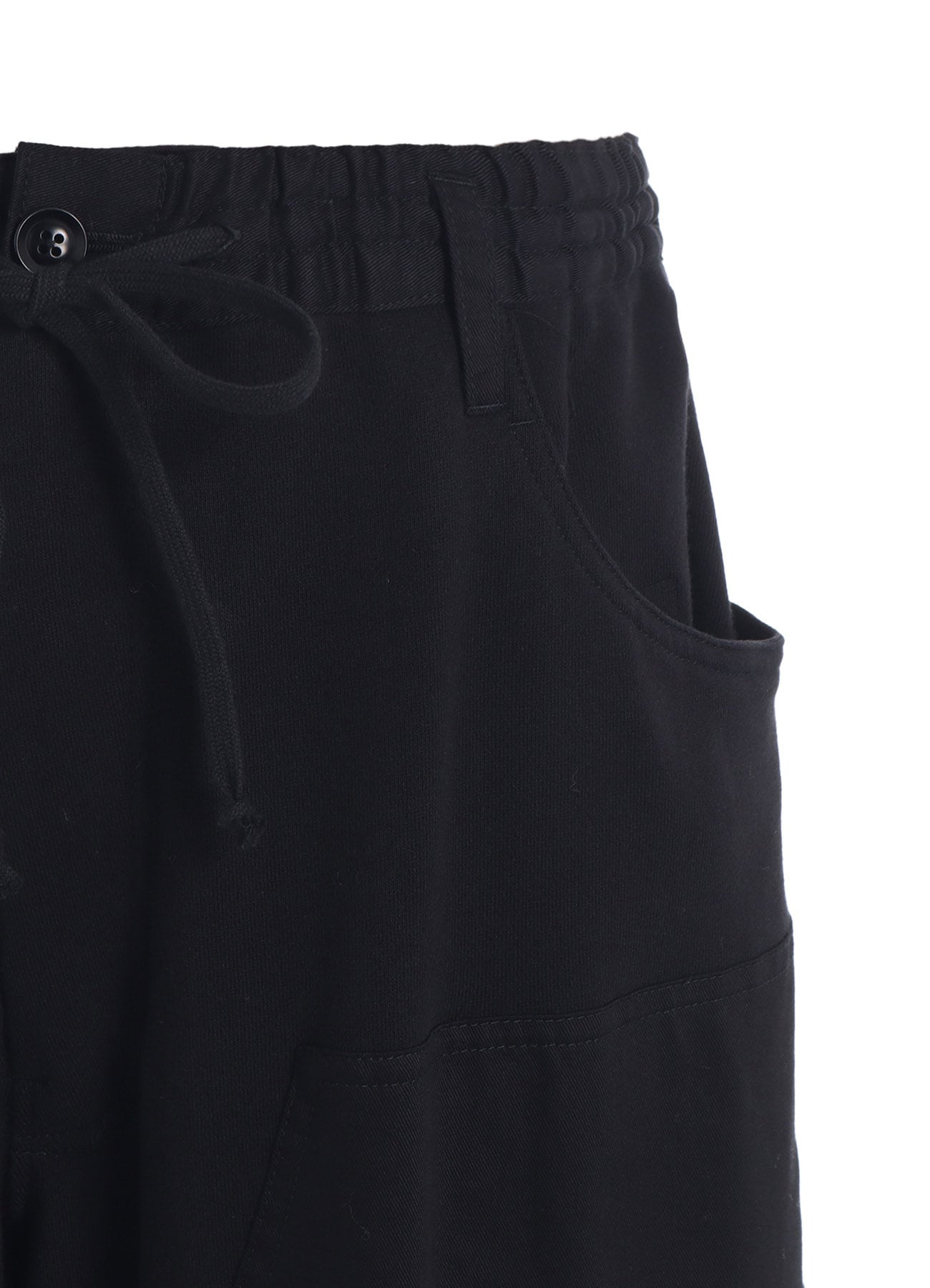 TWILL TERRY MIX DOUBLE-KNEE SWEATPANTS