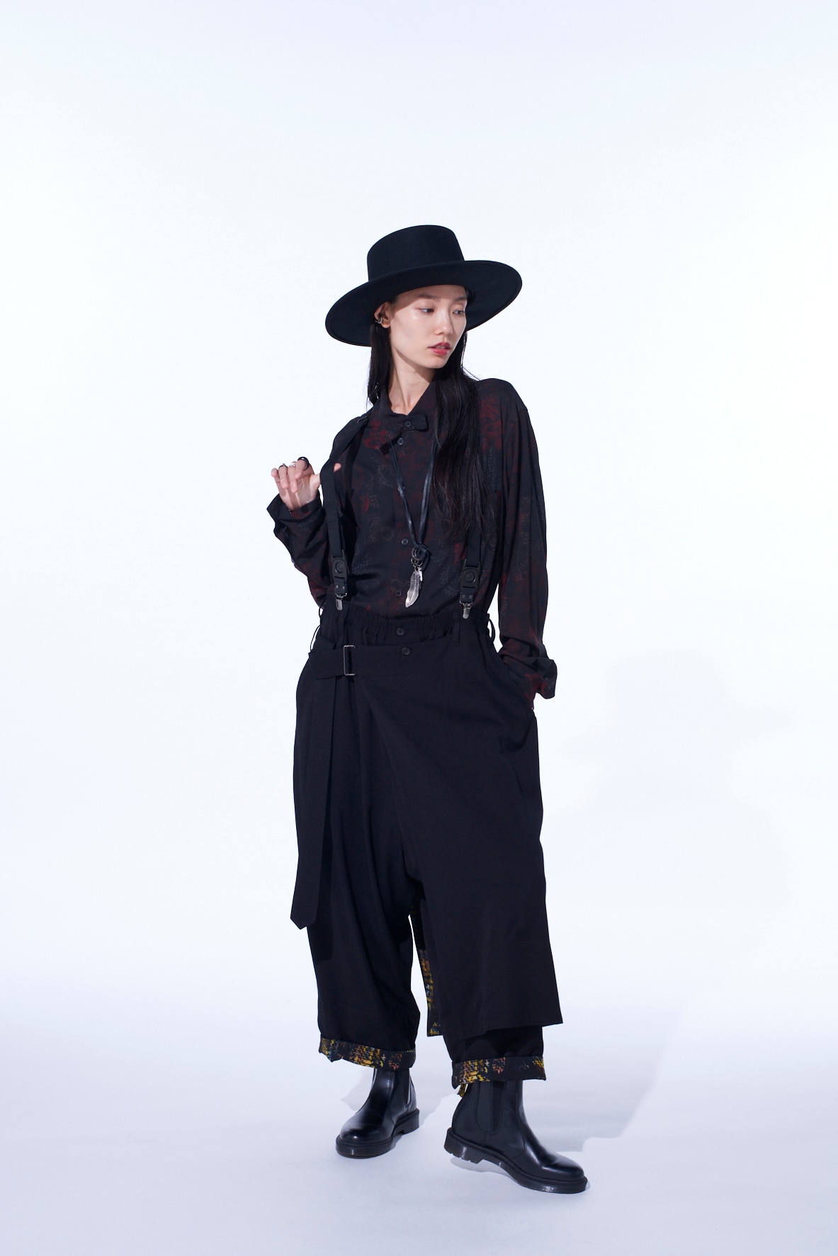 HIDDEN YELLOW INKGLEN WRAP PANTS