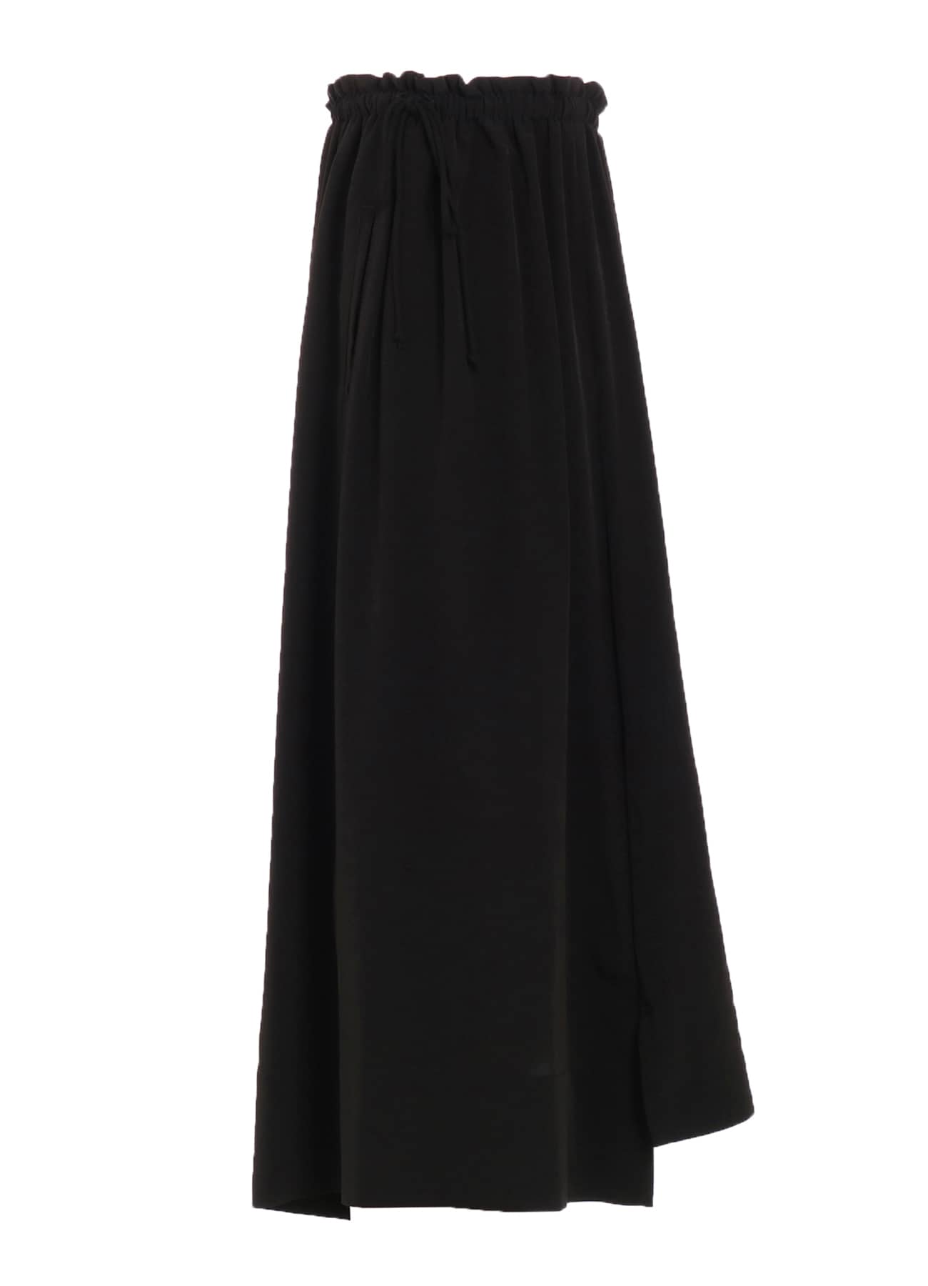 CREPE de CHINE SHIRRING DRAPE SKIRT