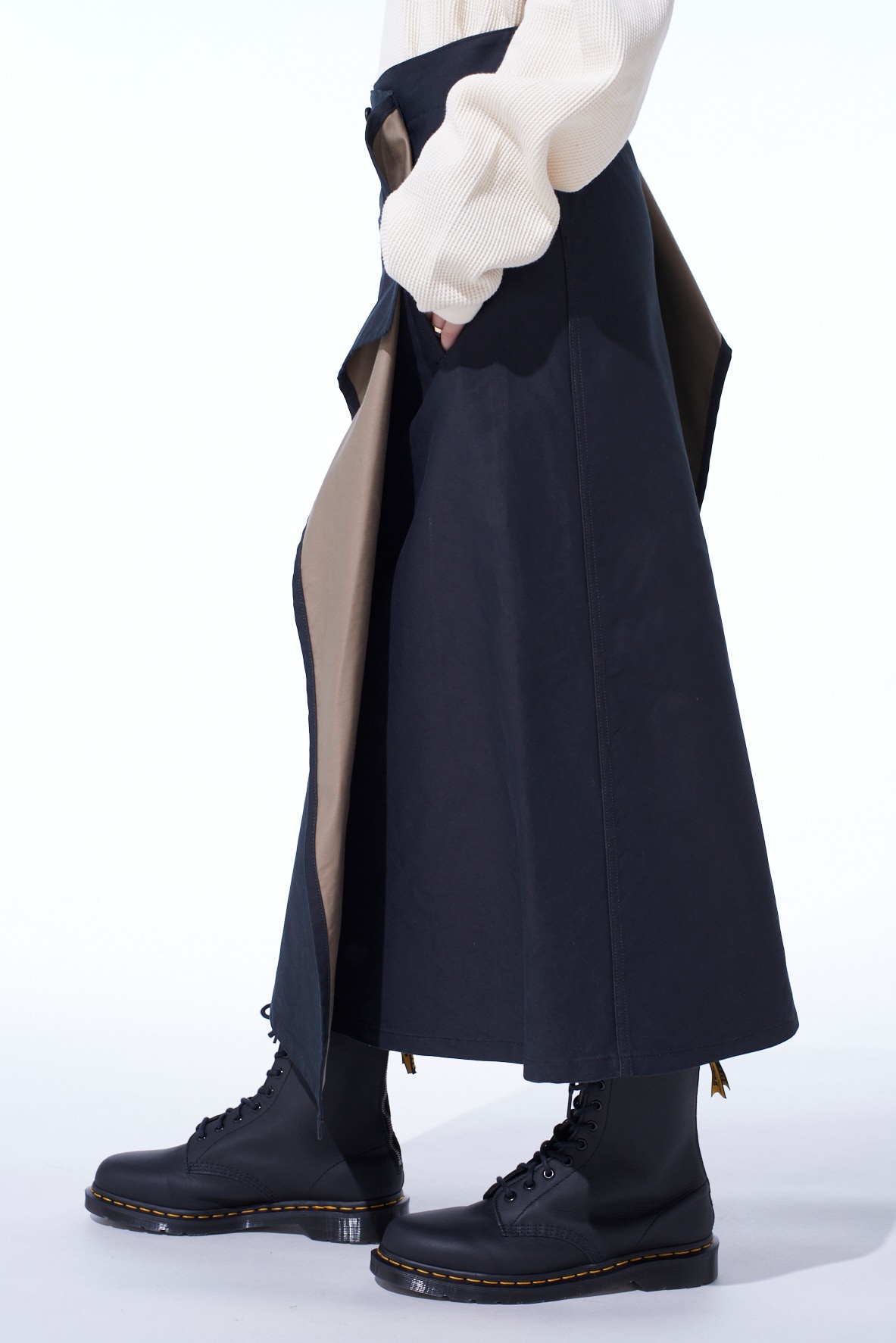 MOLESKIN REVERSIBLE SKIRT