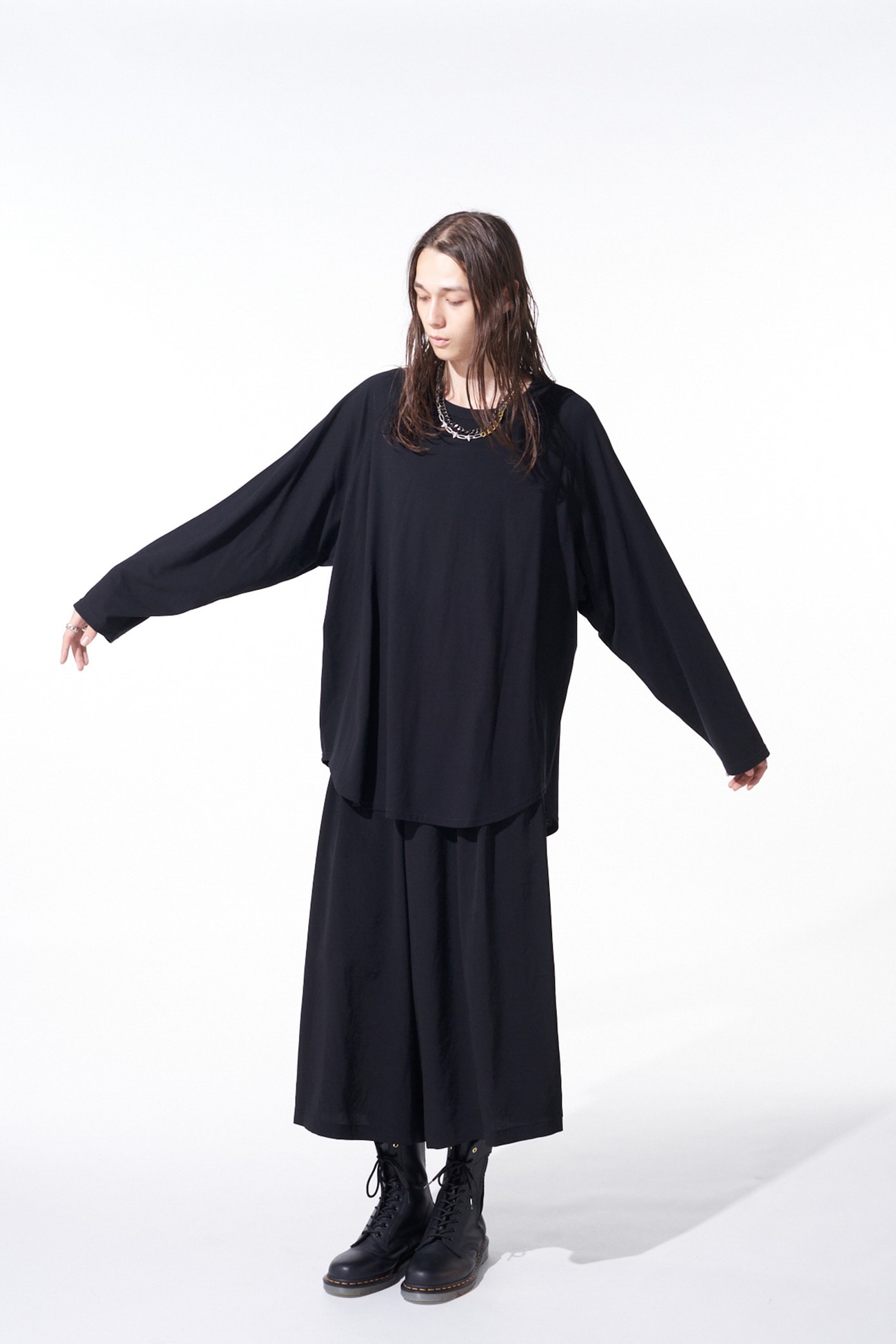 30/COTTON JERSEY OVERSIZED RAGLAN SLEEVE T-SHIRT