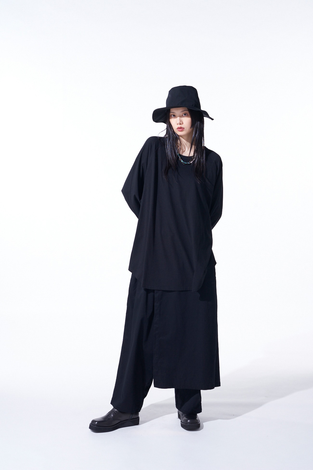 30/COTTON JERSEY OVERSIZED RAGLAN SLEEVE T-SHIRT