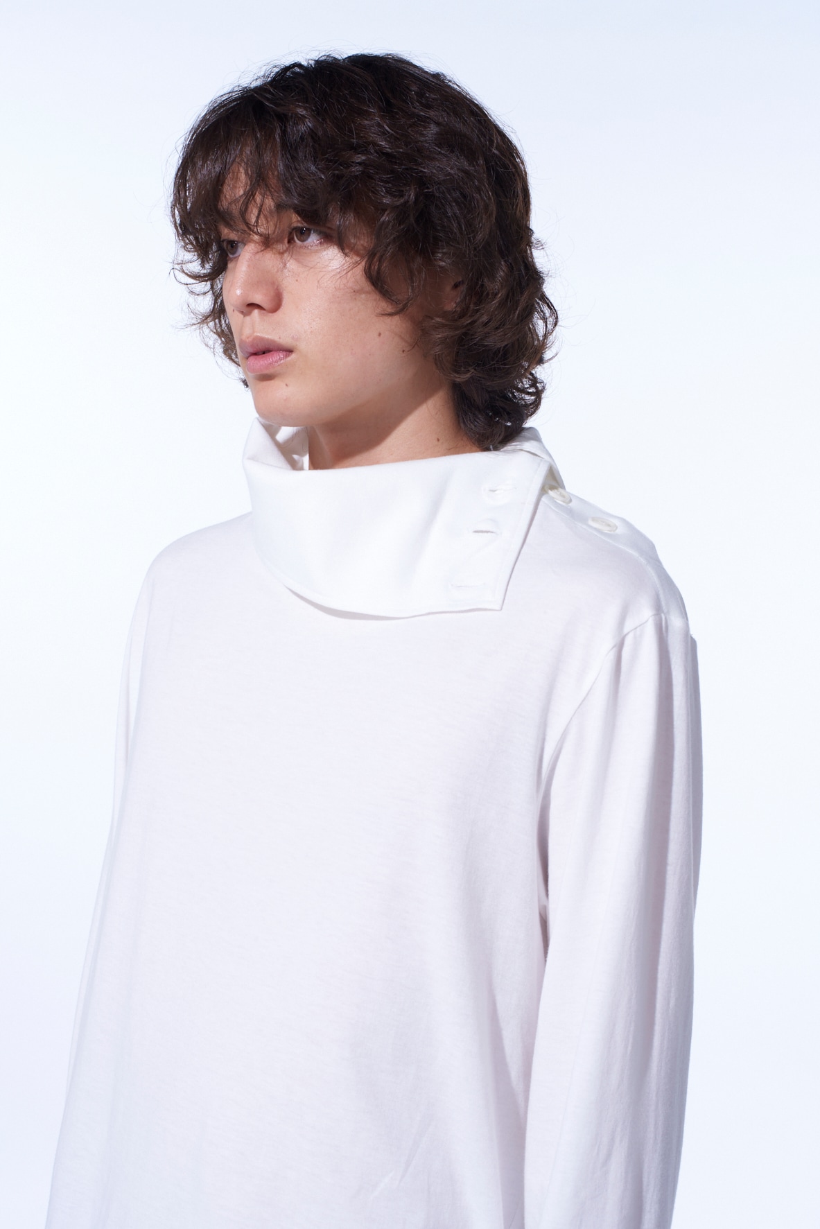 30/COTTON JERSEY TURTLENECK T-SHIRT