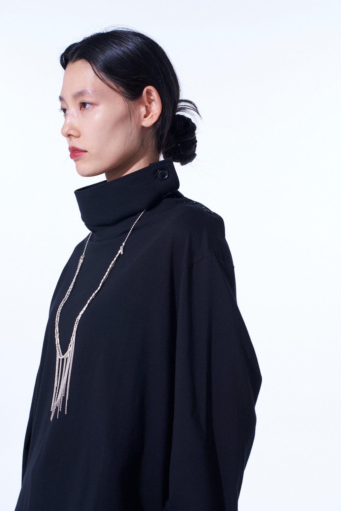 30/COTTON JERSEY TURTLENECK T-SHIRT