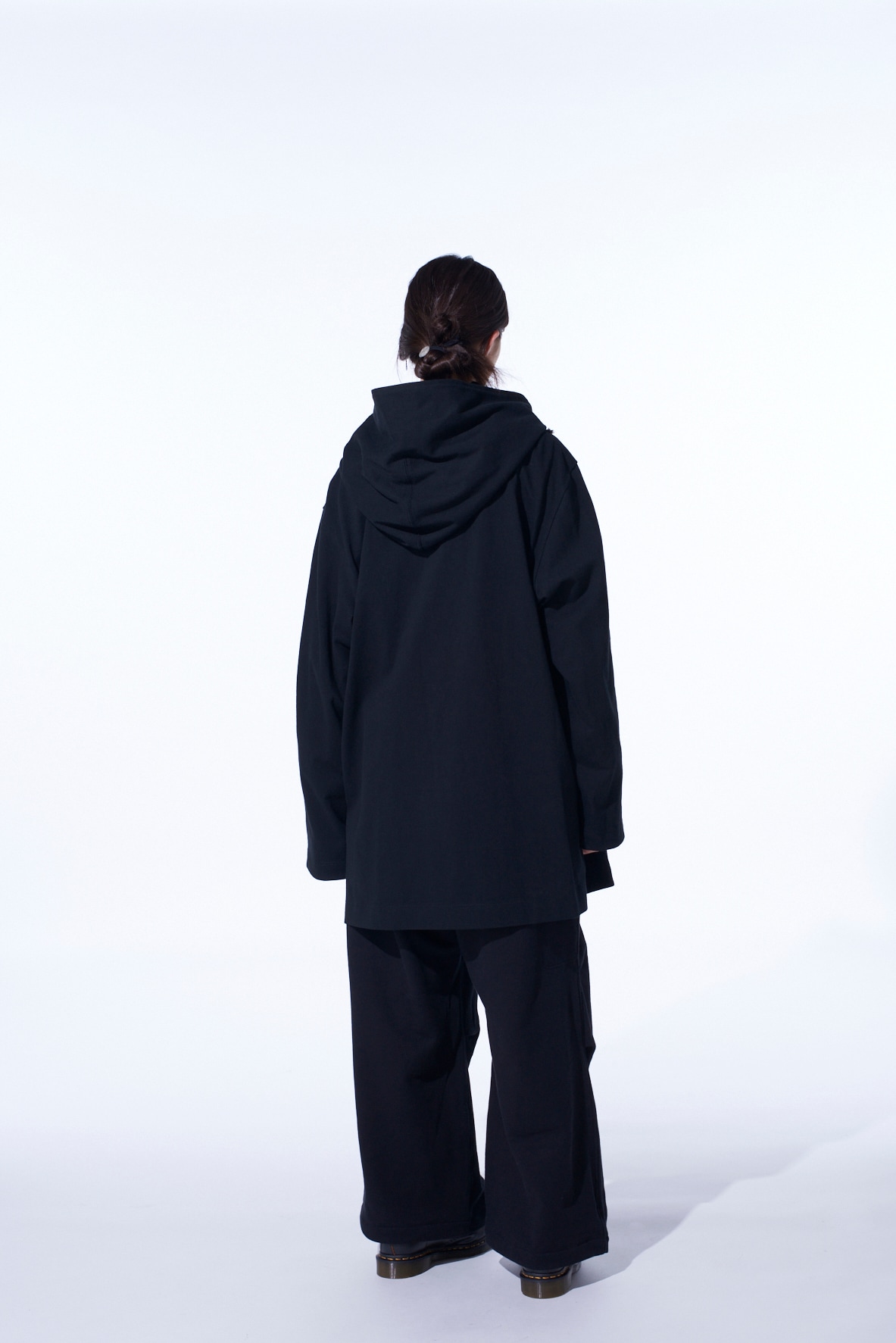 COTTON JERSEY TOGGLE DOUBLE ROBE