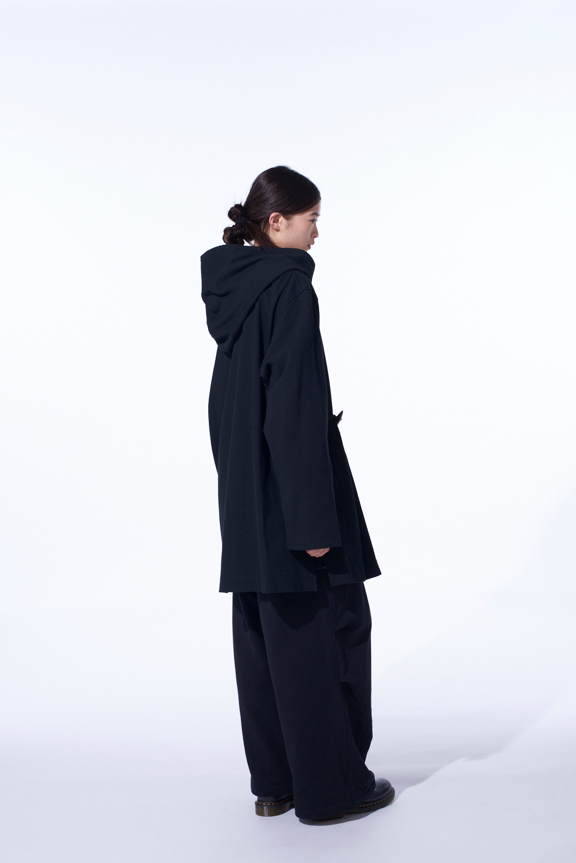 COTTON JERSEY TOGGLE DOUBLE ROBE