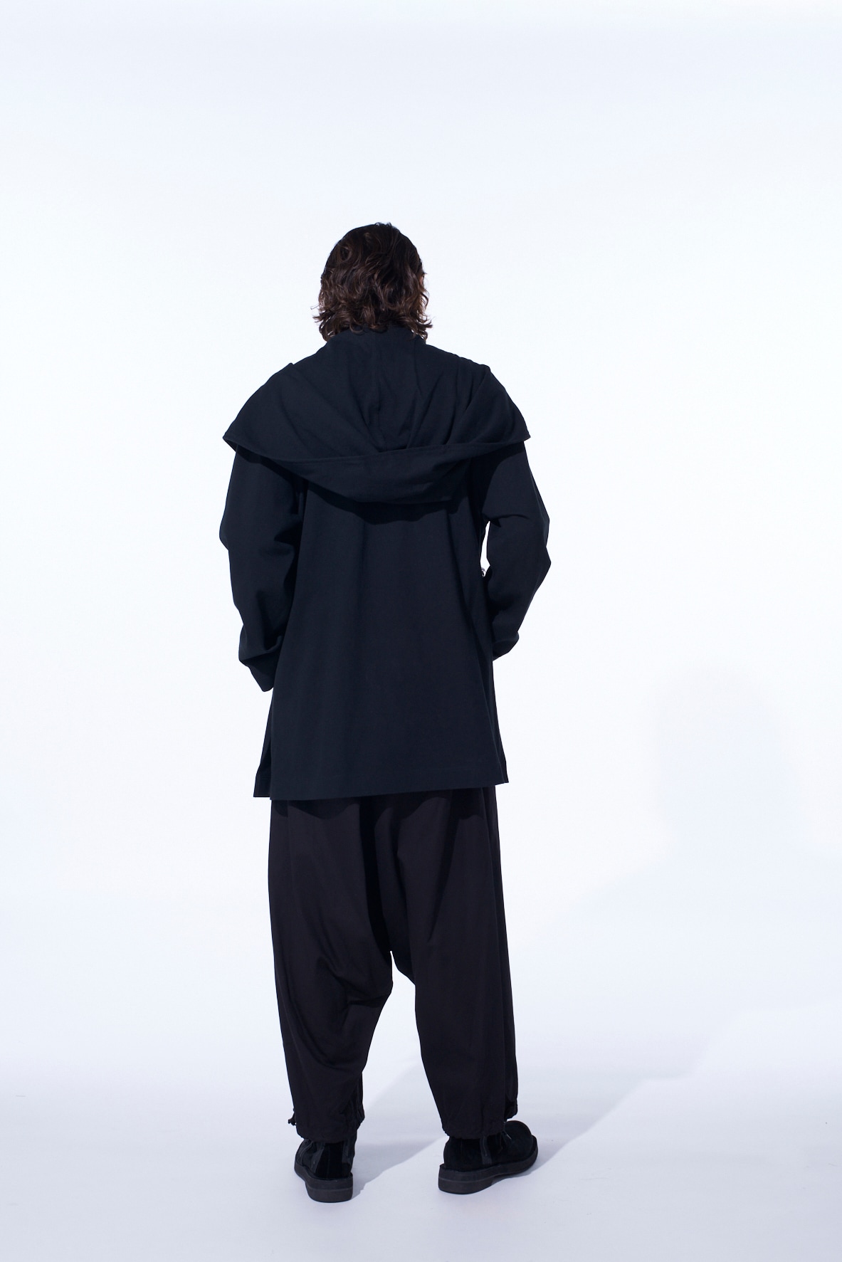 COTTON JERSEY TOGGLE DOUBLE ROBE