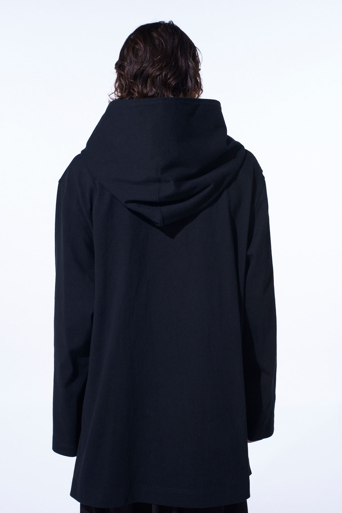 COTTON JERSEY TOGGLE DOUBLE ROBE