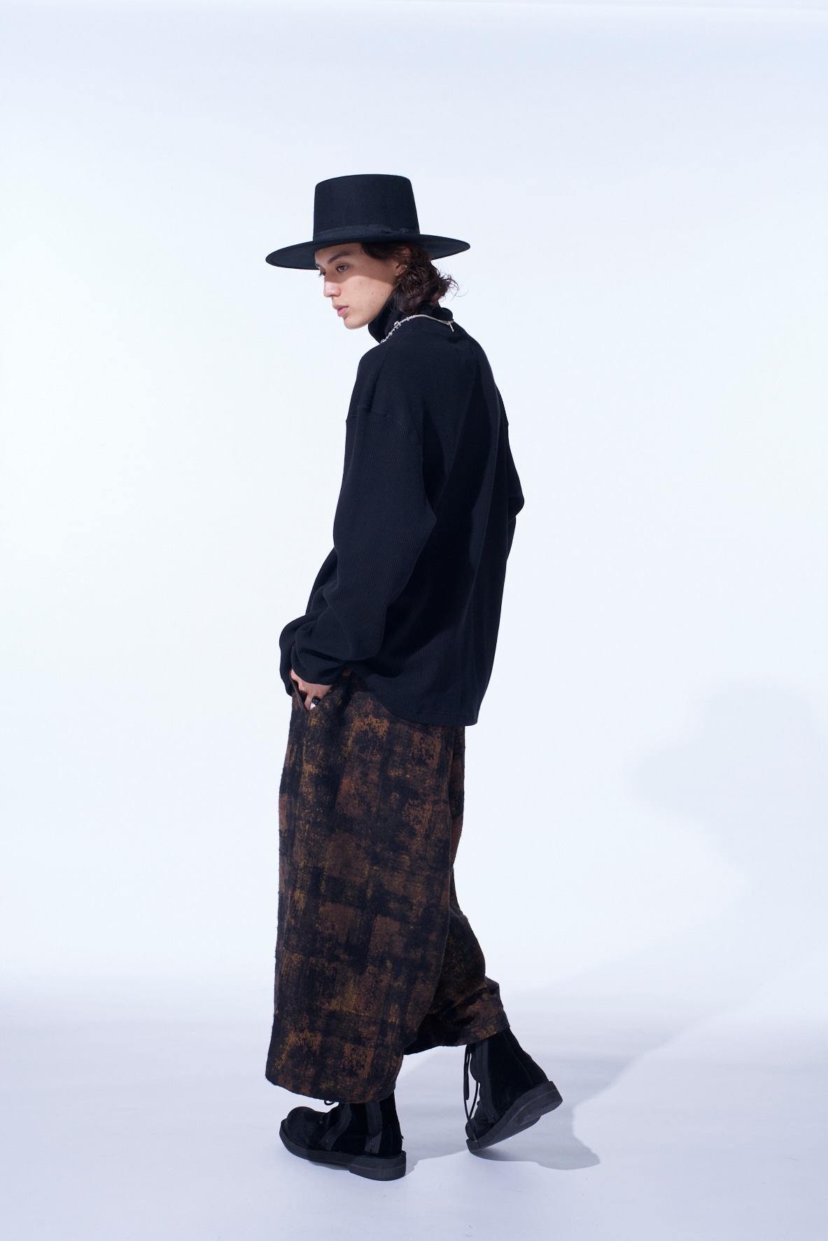 16/THERMAL WAFFLE TURTLE NECK T-SHIRT