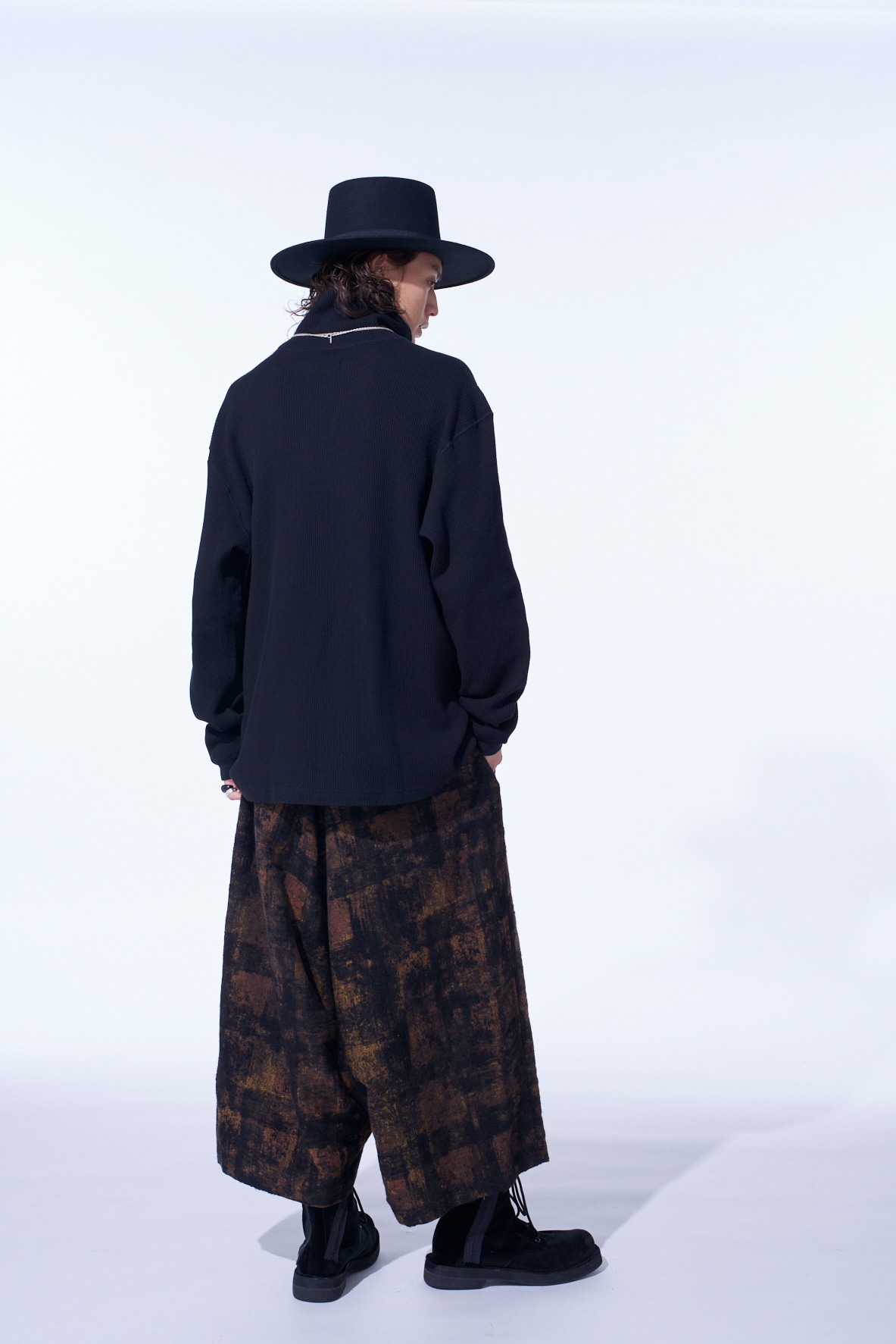 16/THERMAL WAFFLE TURTLE NECK T-SHIRT